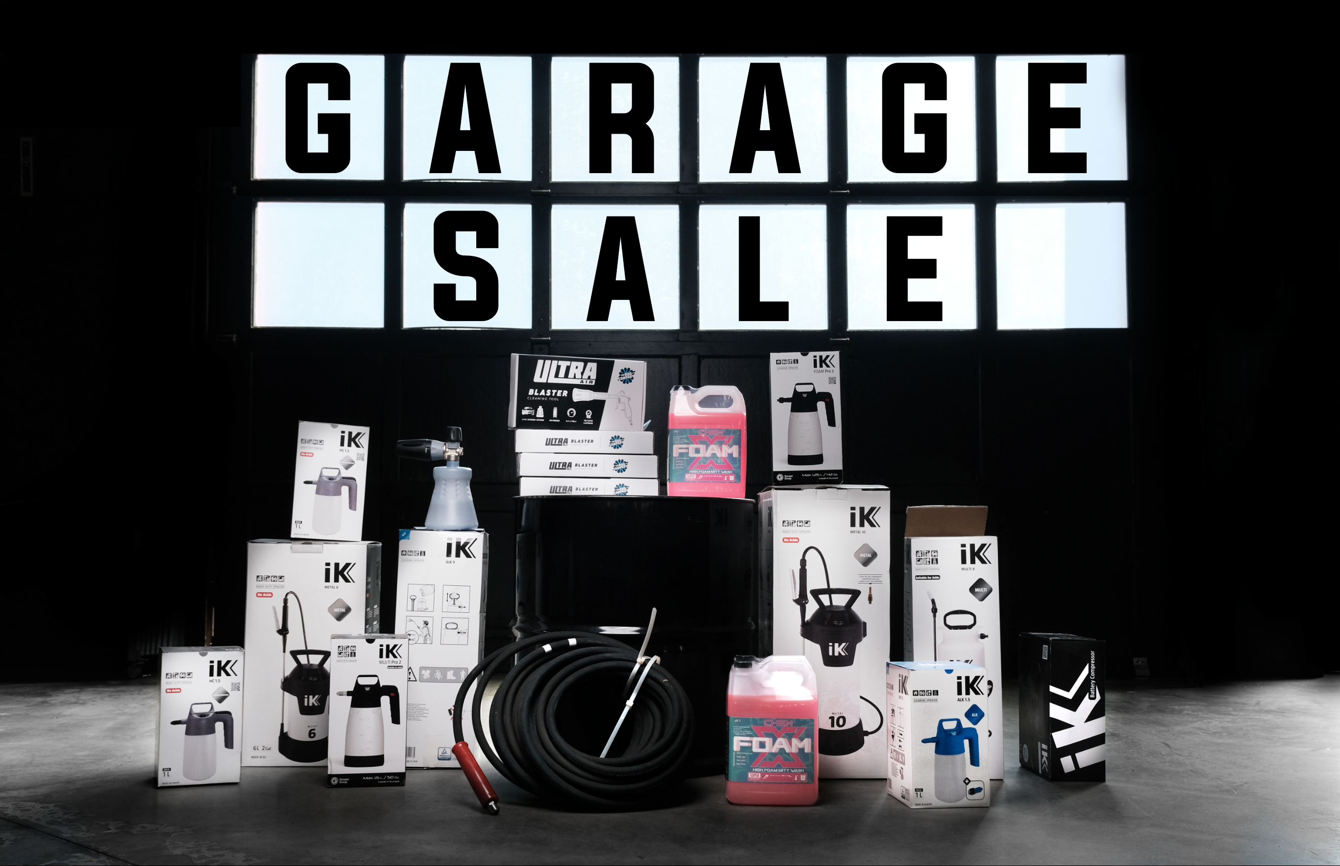 Chem-X garage sale