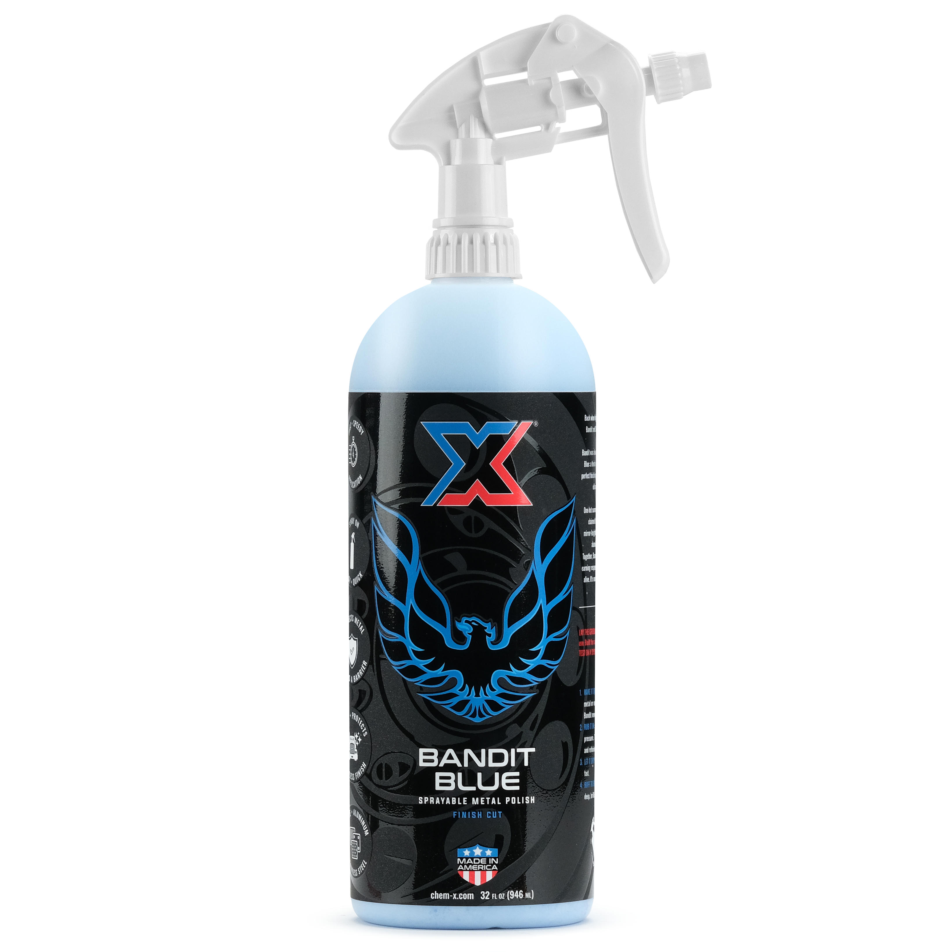 Bandit Blue: Finish Cut Sprayable Metal Polish