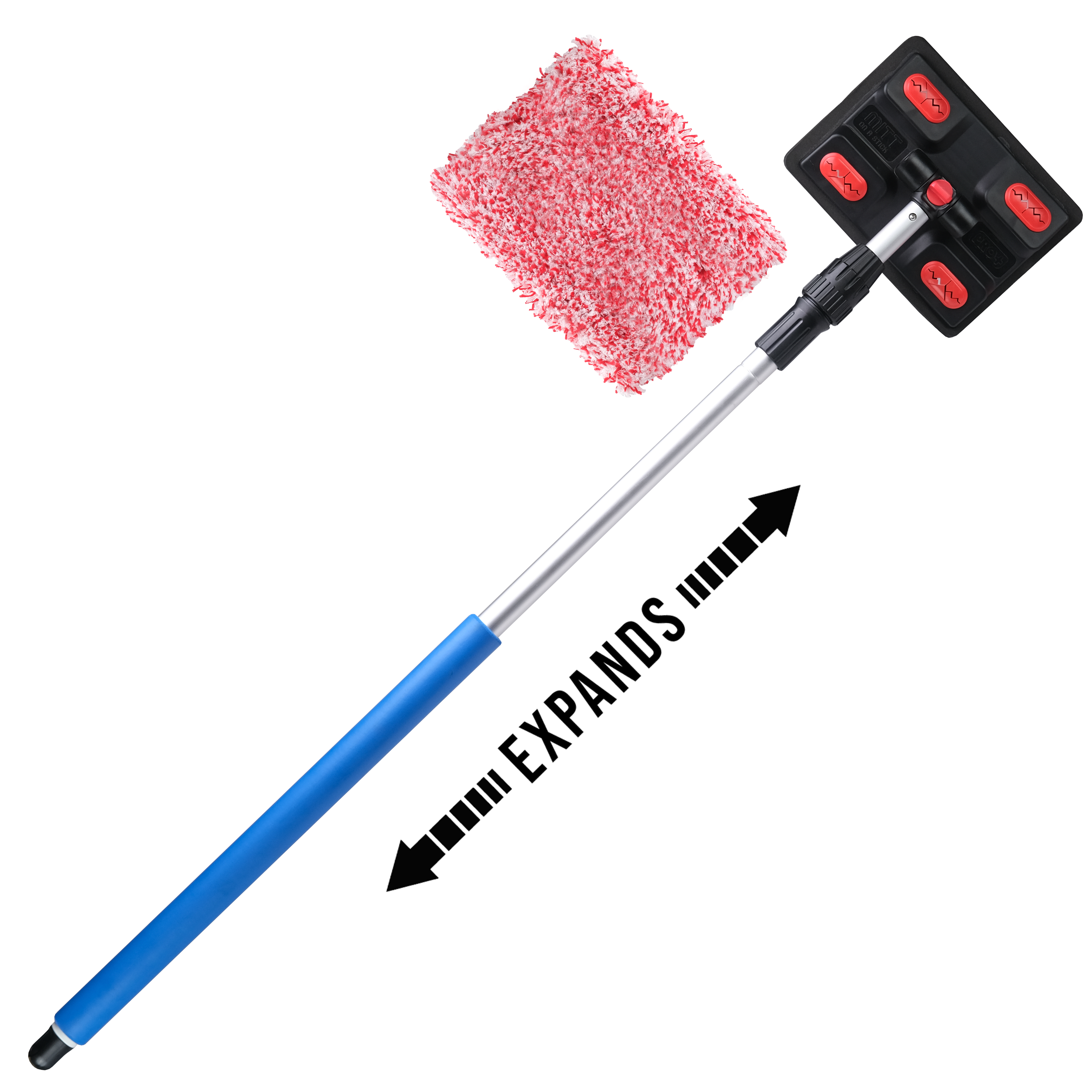 Autofiber Mitt on a Stick Pro+ 2-Piece Telescoping Pole (42" to 72") With Mitt - Chem-X