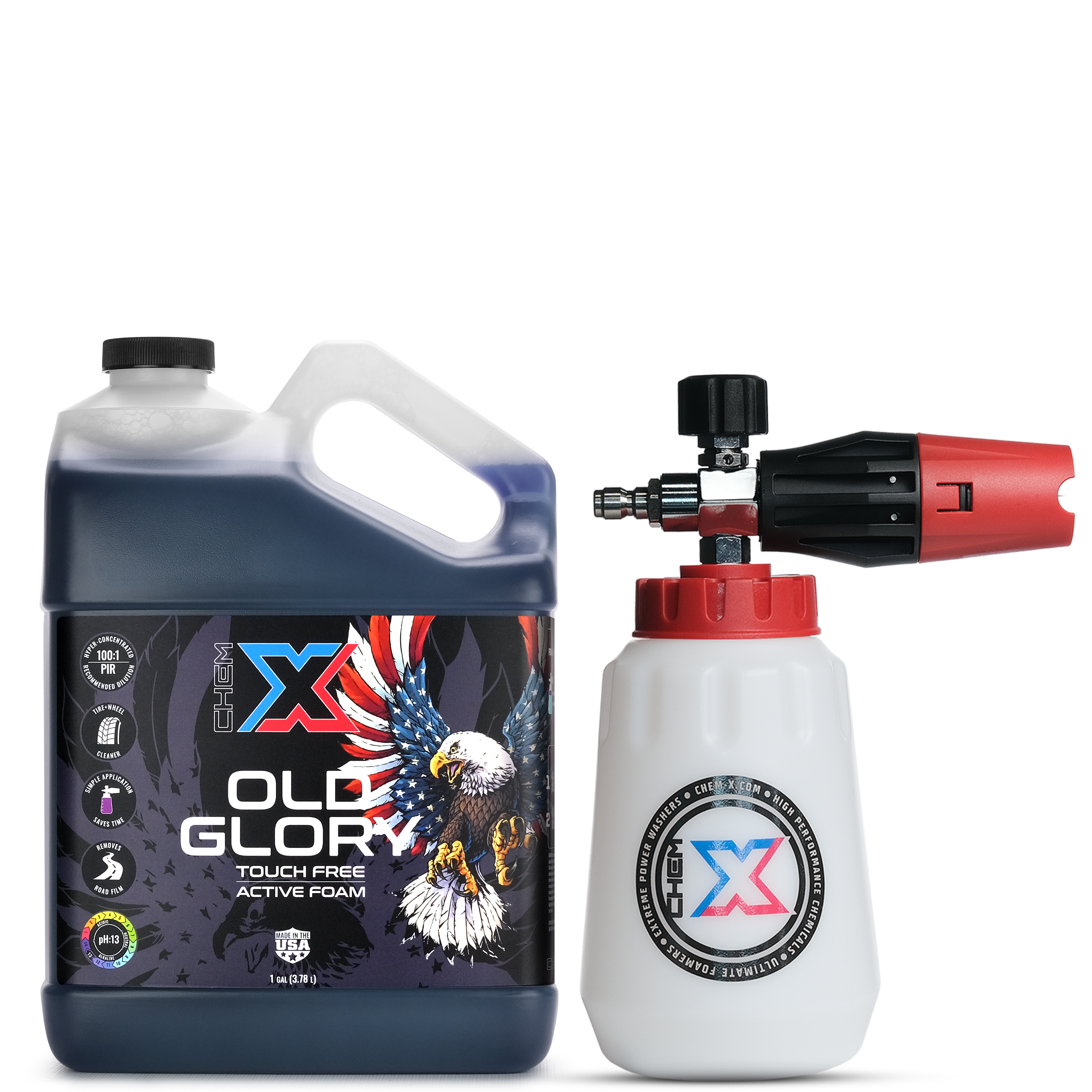 Foam Cannon Kit – Old Glory Touch Free Wash – Chem-X