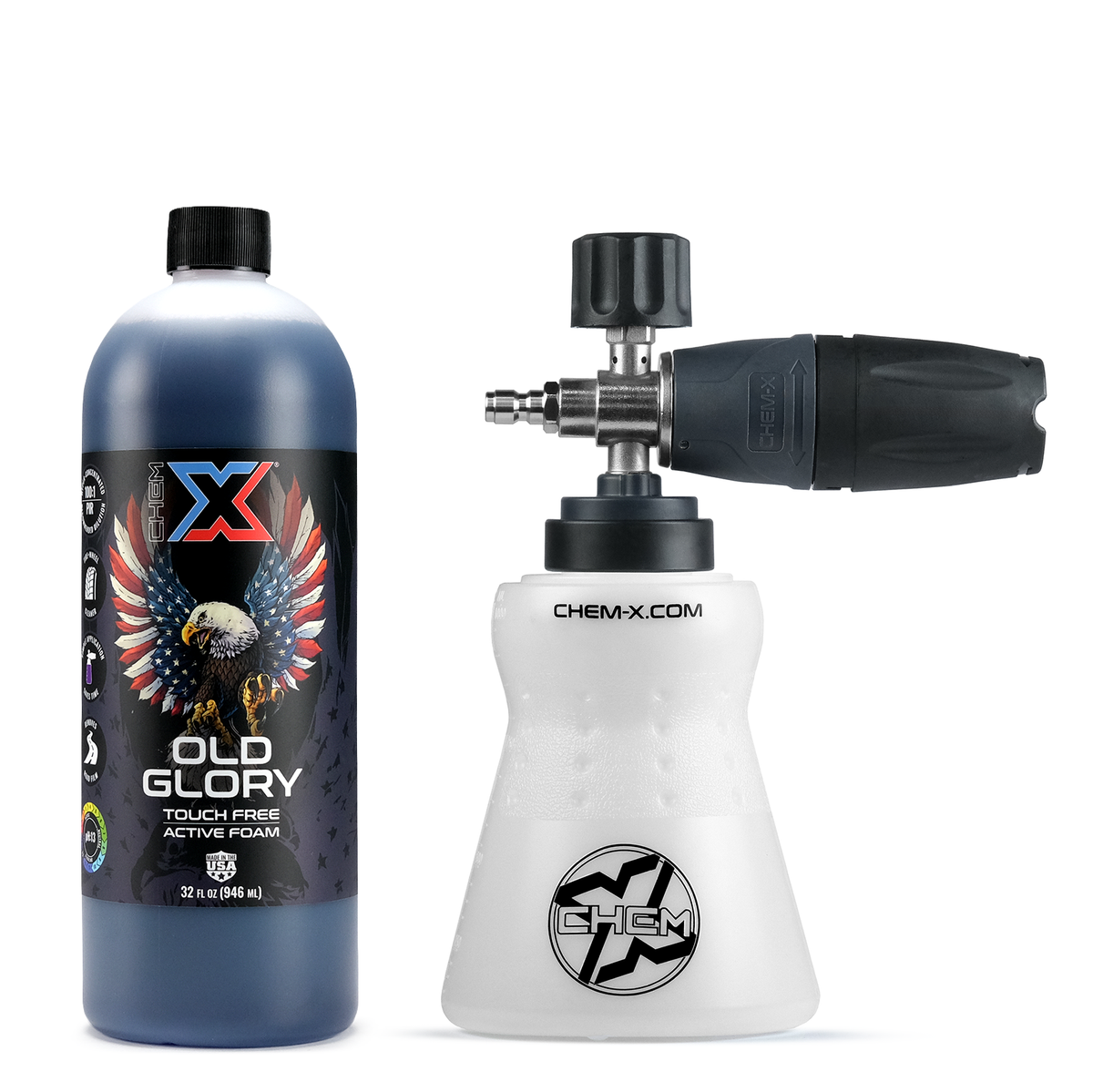 One Step Foam + Clean: Old Glory with Freedom Foam Cannon