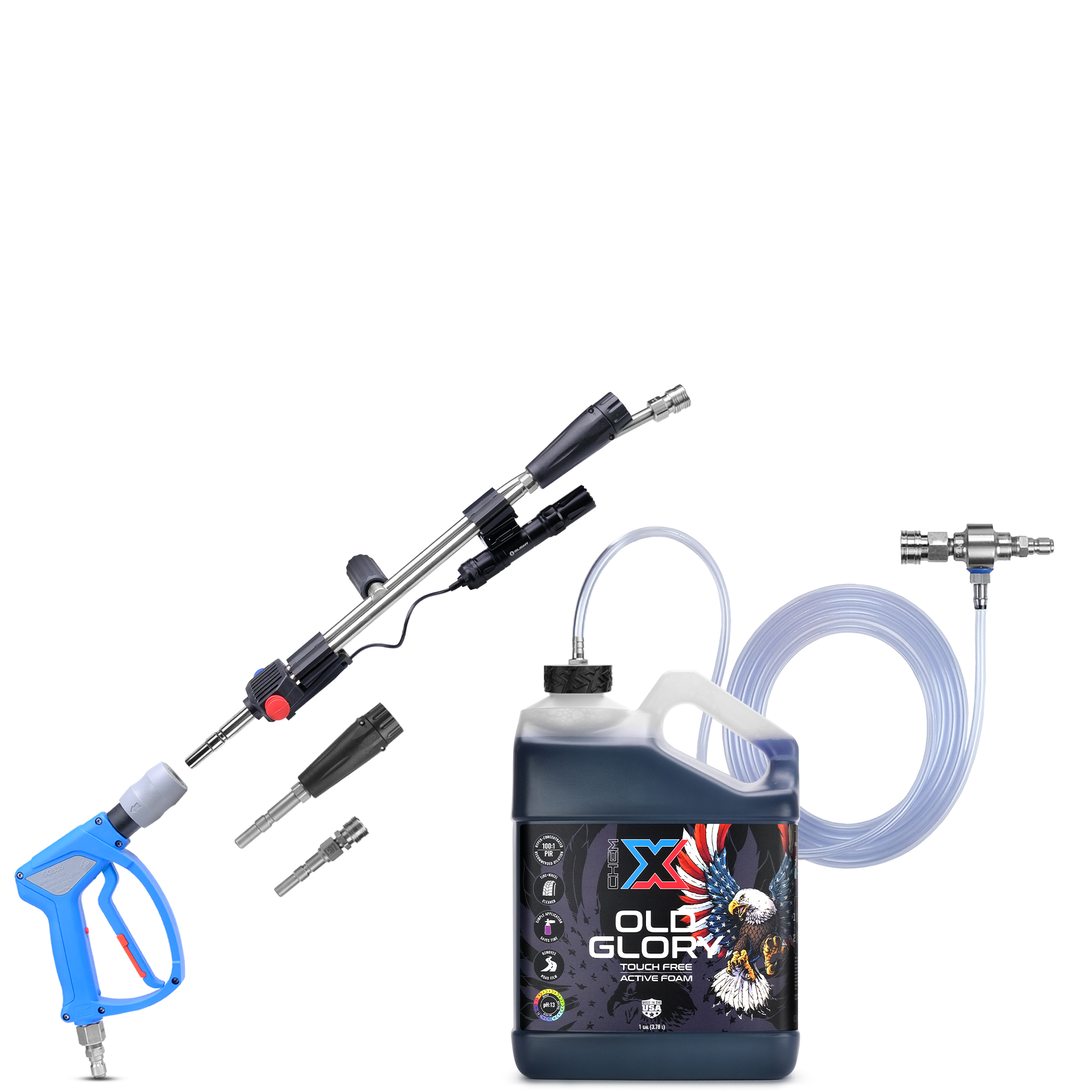 Freedom Foamer 27": Tactical Strike Touch Free Vehicle Wash Kit