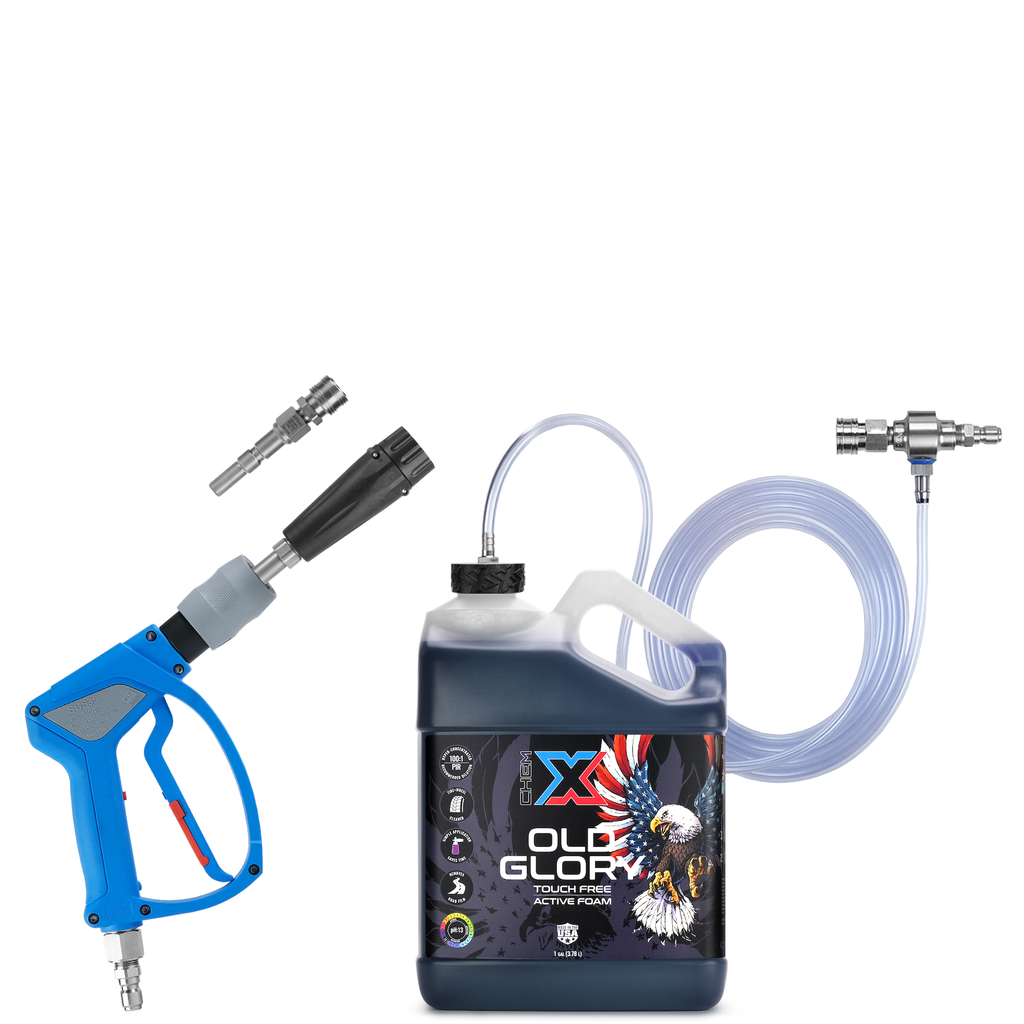 The Silencer: Tactical Strike Touch Free Vehicle Wash Kit - Chem-X