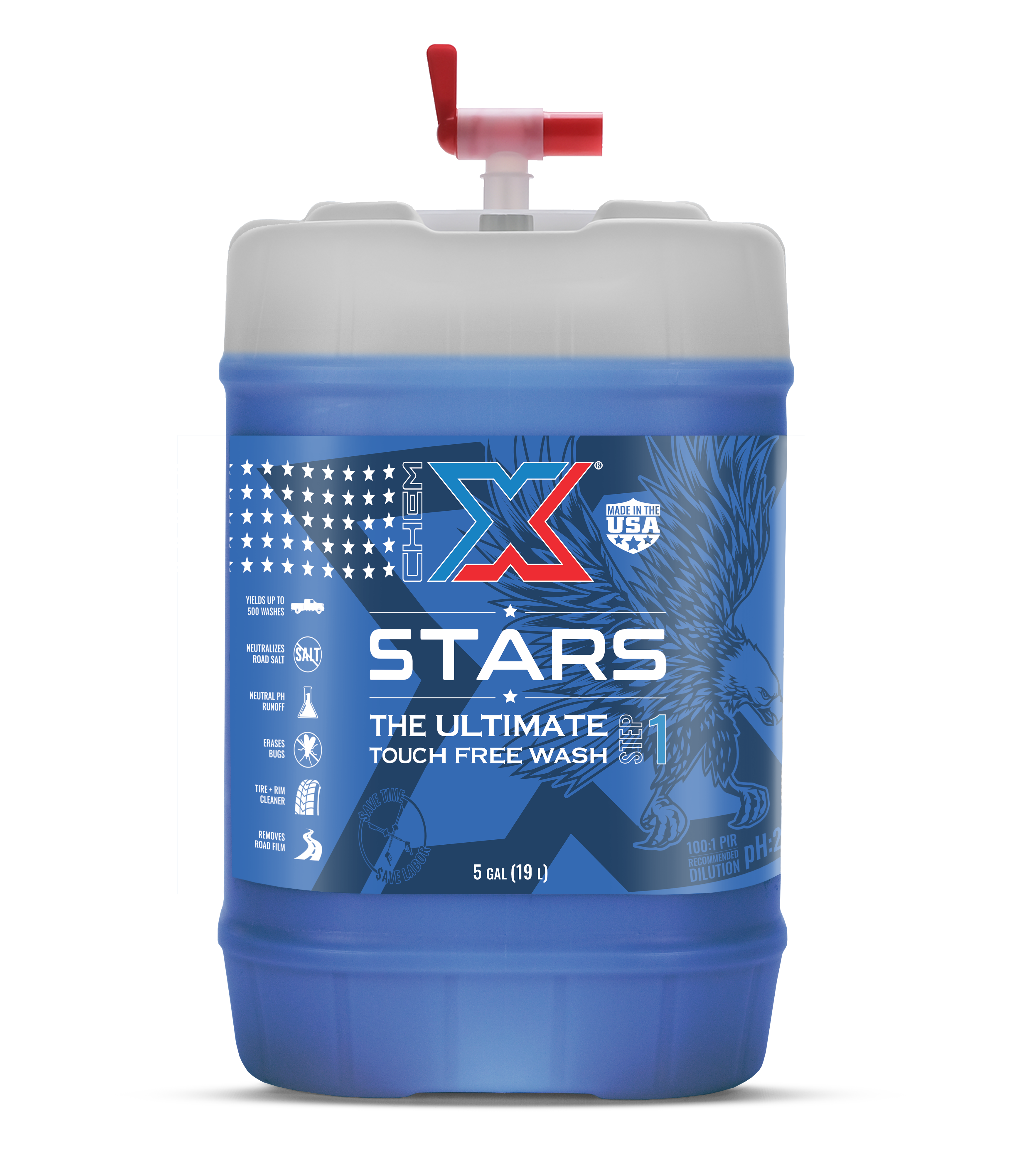 Stars + Stripes: The Ultimate Touch Free Vehicle Wash - Chem-X