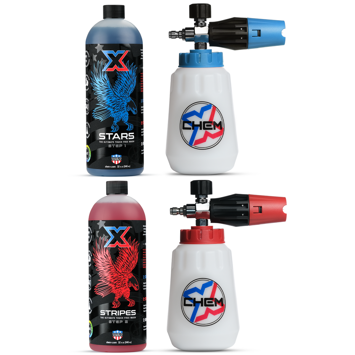 Stars and Stripes: Chrome Cannon Kit - Chem-X