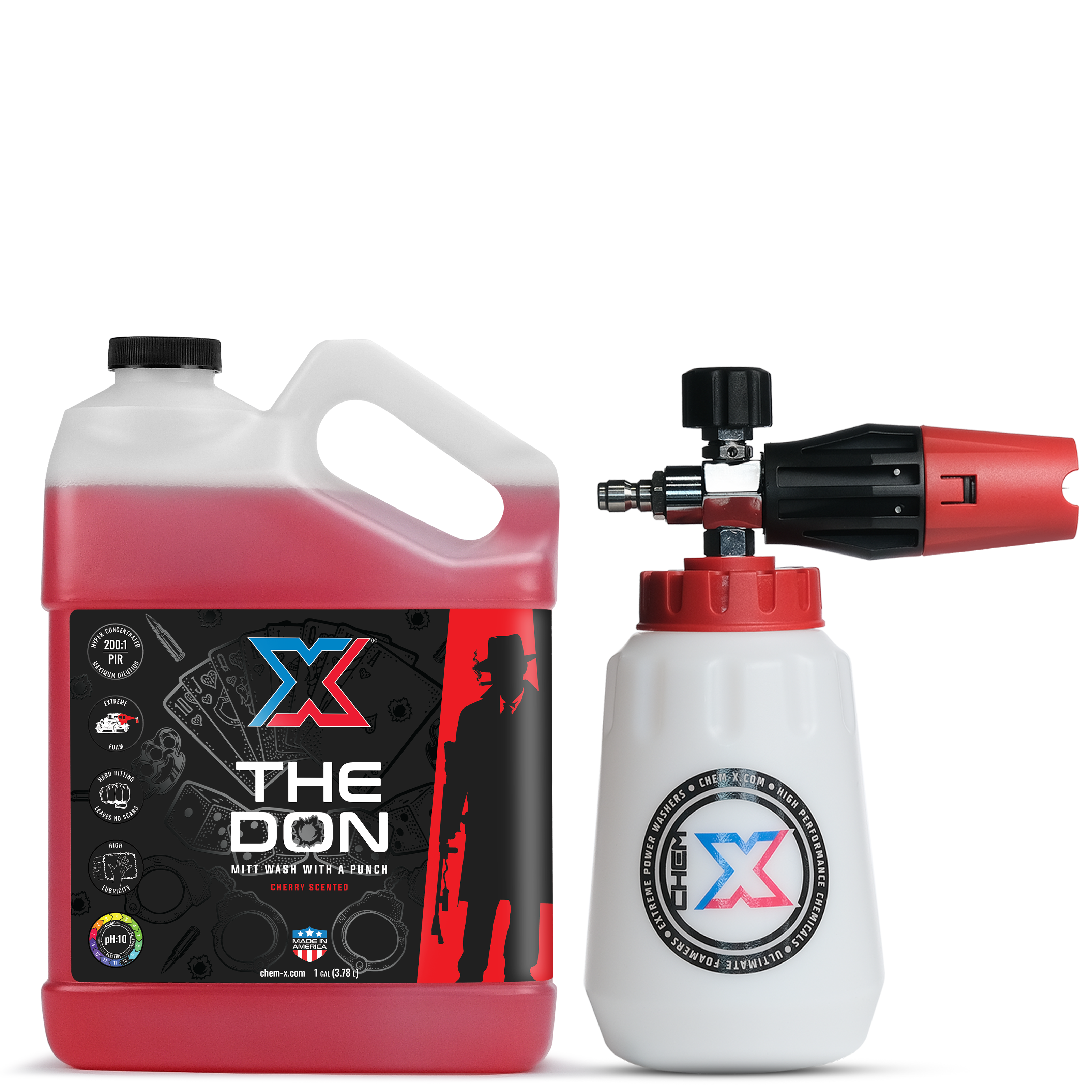 The Don: Mitt Wash with a Punch Chrome Cannon Kit – Chem-X