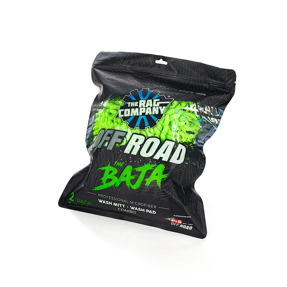 The Rag Company Off road Baja Pack: Wash Mitt + Wash pad Combo - Chem-X