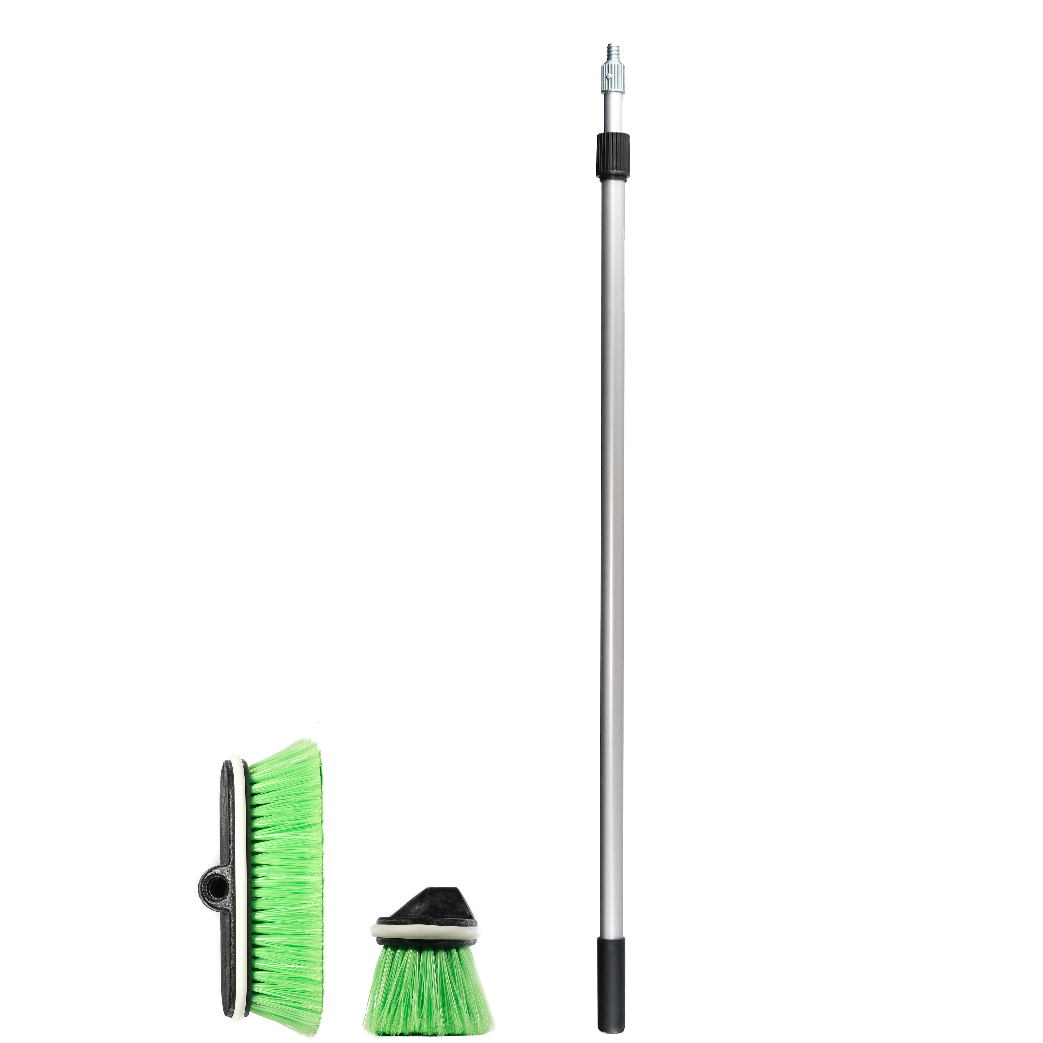 Easy Reach 9" Extra Soft Green Bristle Brush w/bumper - Chem-X