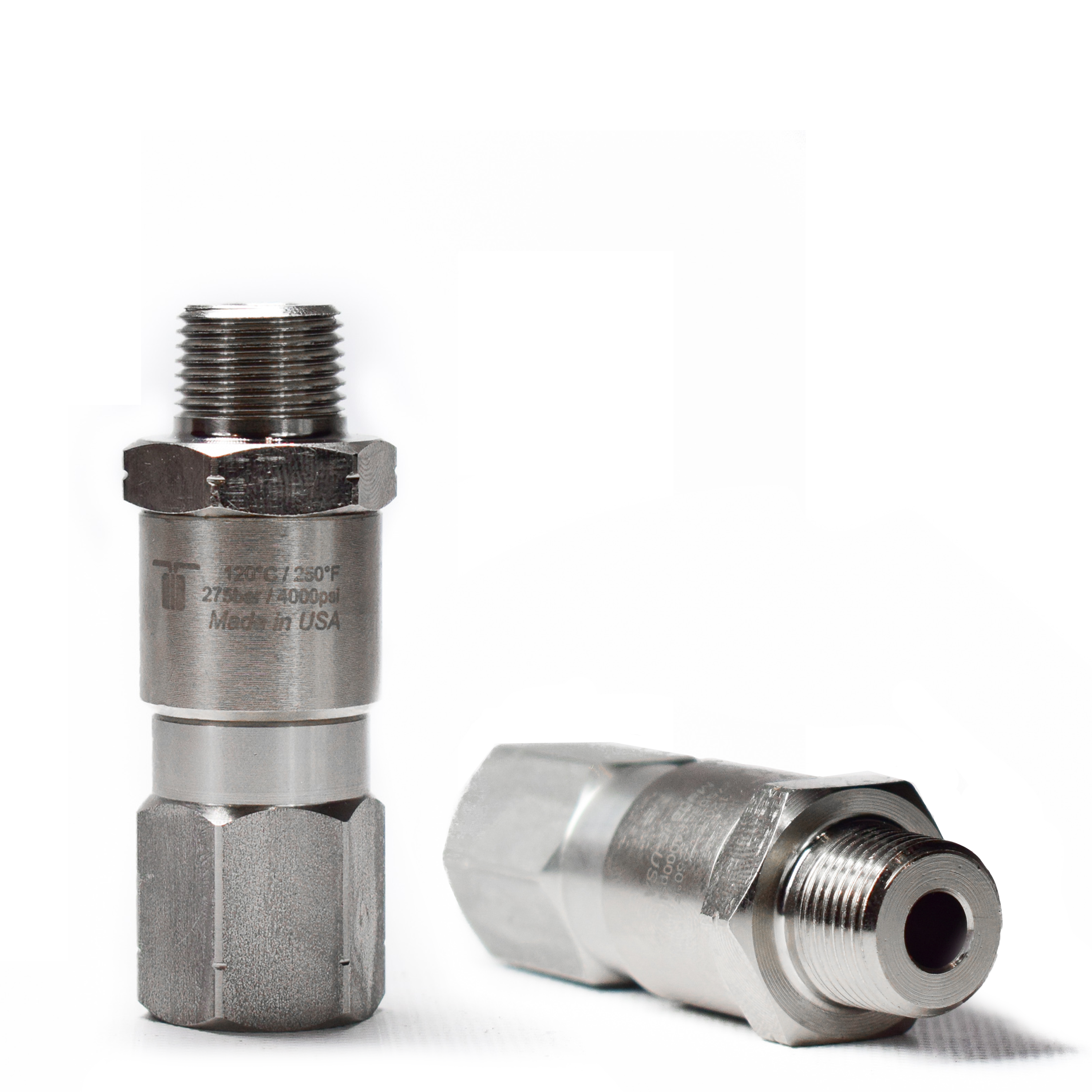 Mosmatic Inline DGV Swivel 3/8"mpt x 3/8"fpt - Chem-X