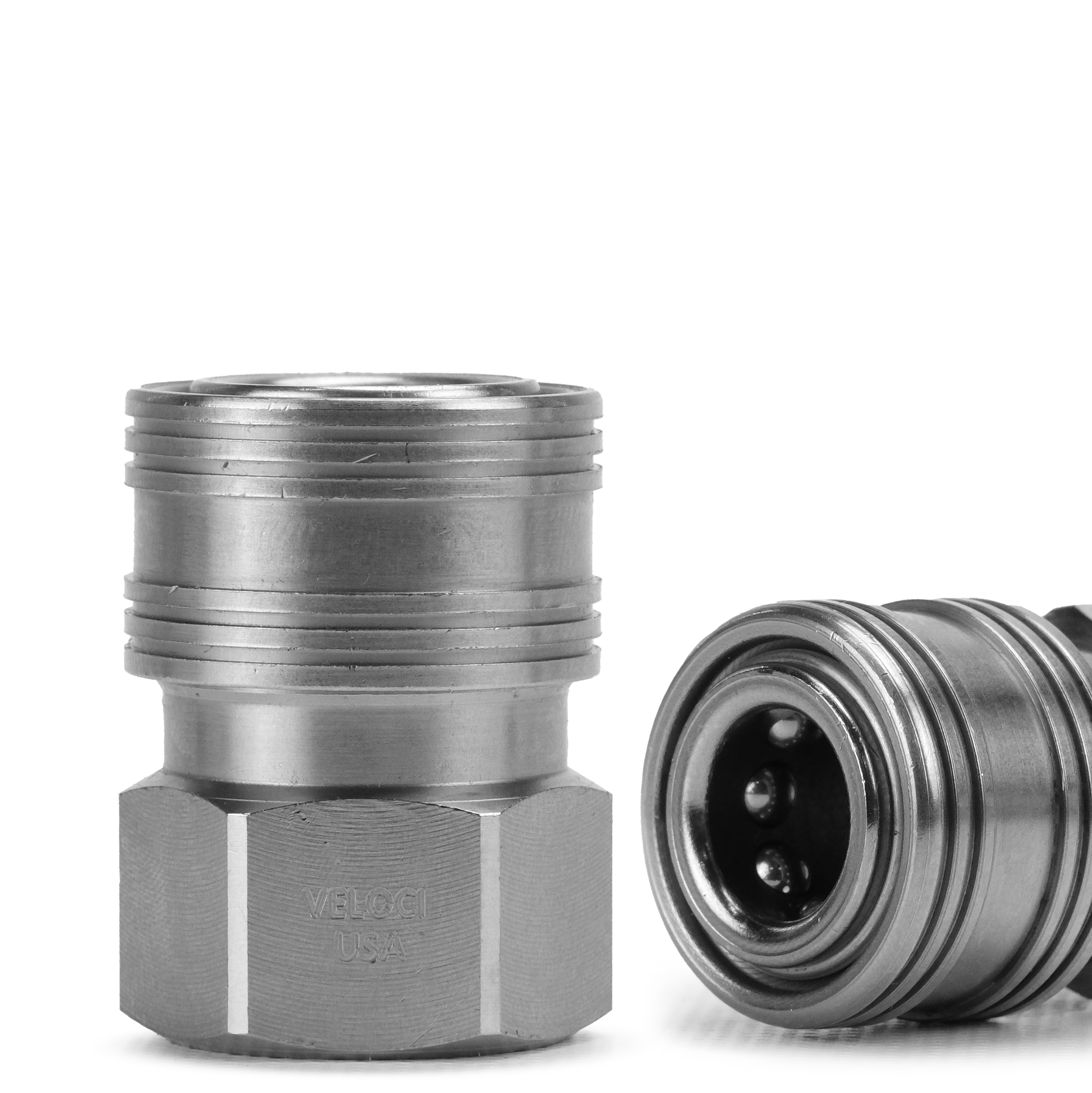 PRIMA Stainless Steel QC Coupler: 1/4" Female - Chem-X