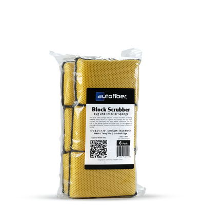 Autofiber Block Scrubber: 6 Pack - Chem-X