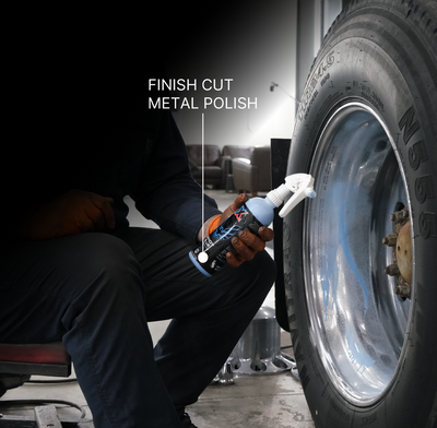 Bandit Blue: Finish Cut Sprayable Metal Polish