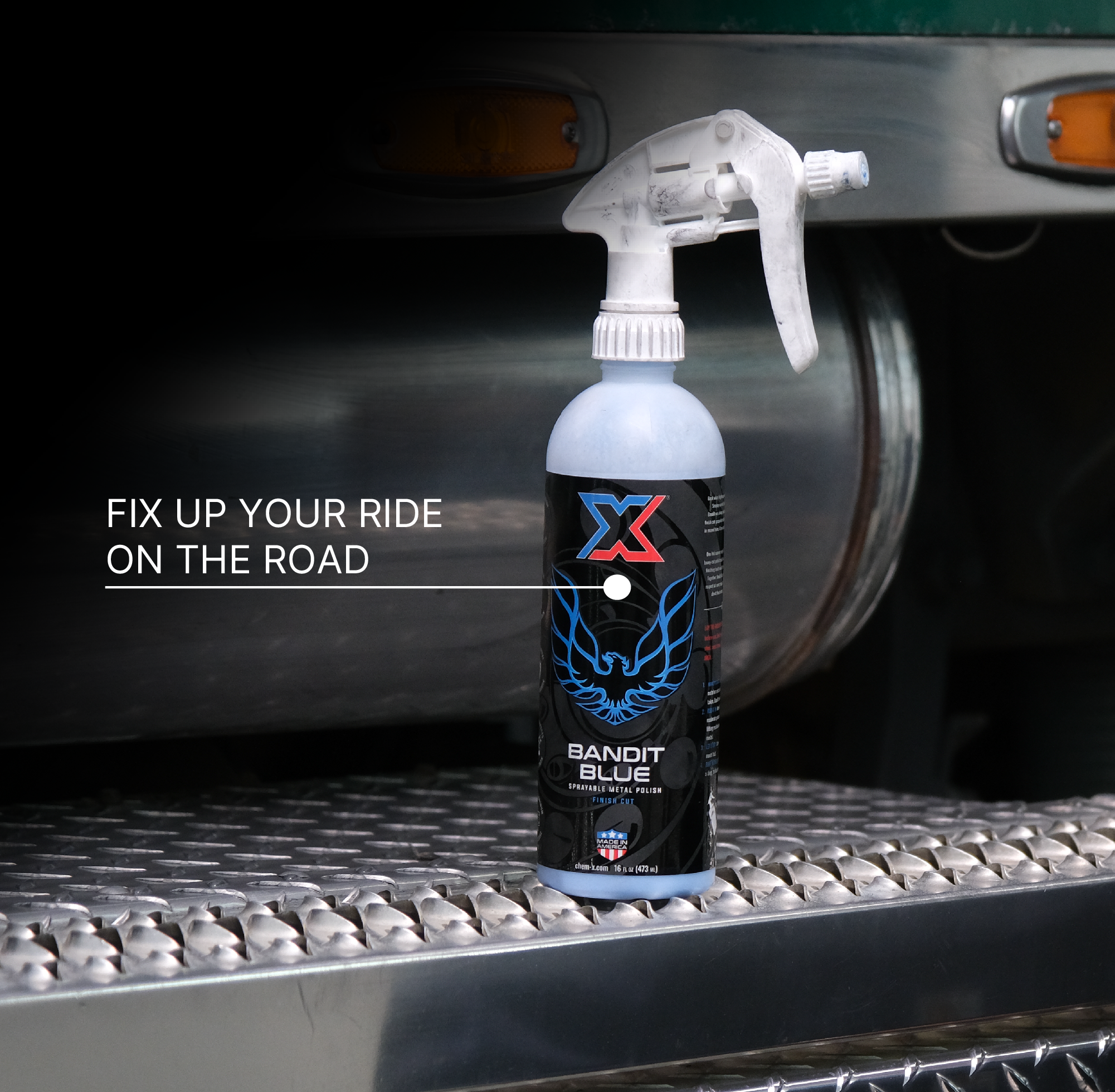 Bandit Blue: Finish Cut Sprayable Metal Polish
