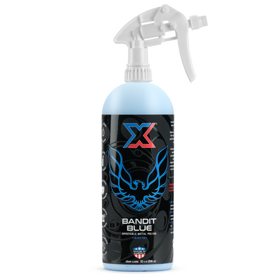 Bandit Blue: Finish Cut Sprayable Metal Polish