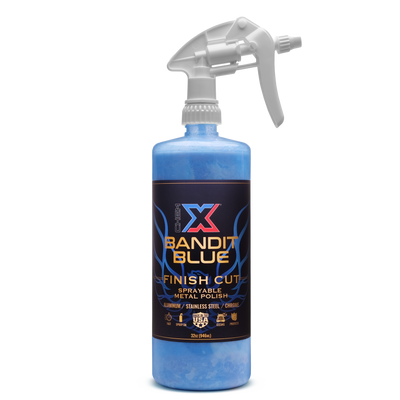 Bandit Blue: Finish Cut Sprayable Metal Polish - Chem-X