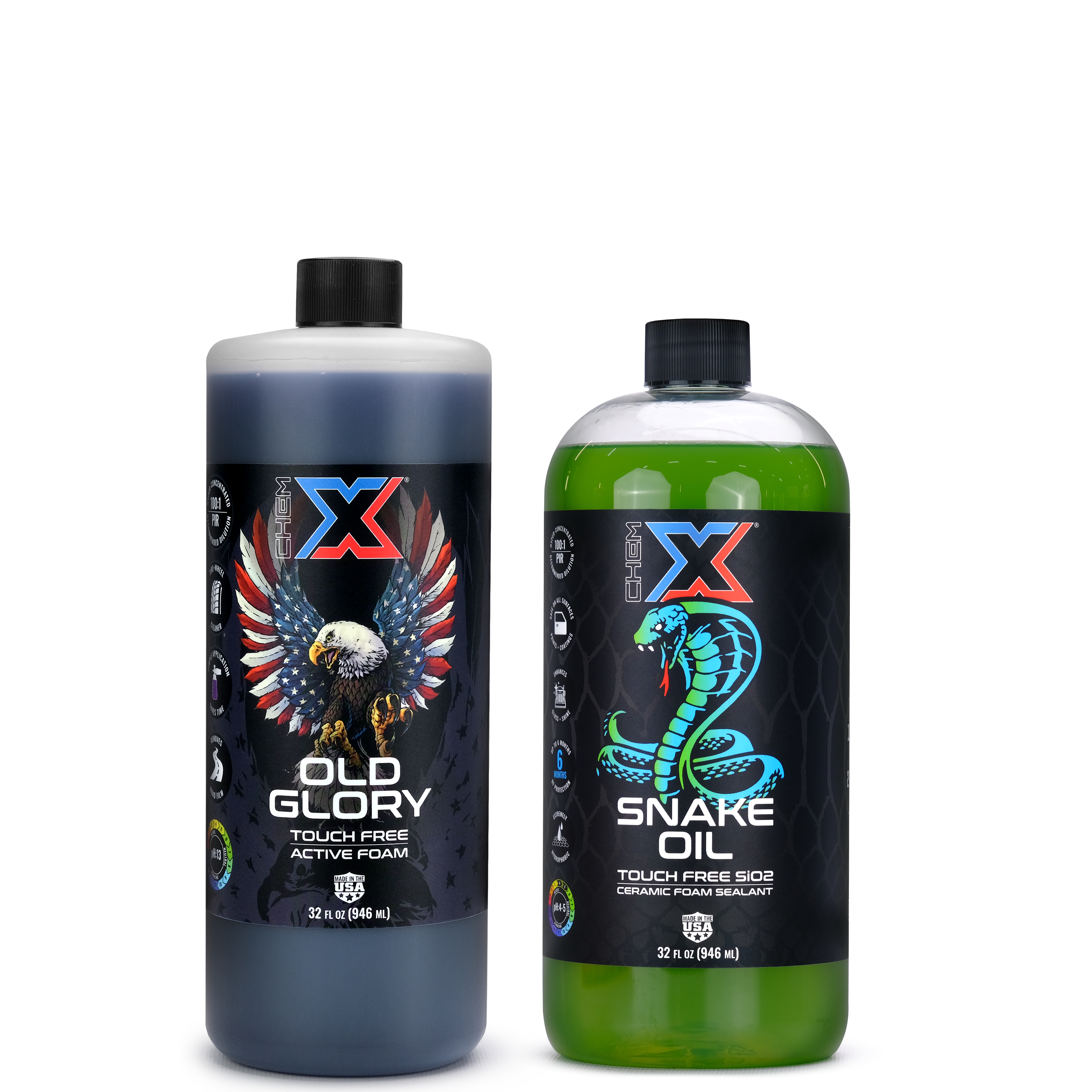 Beginner Touch Free Bundle (32 oz Old Glory) - Chem-X