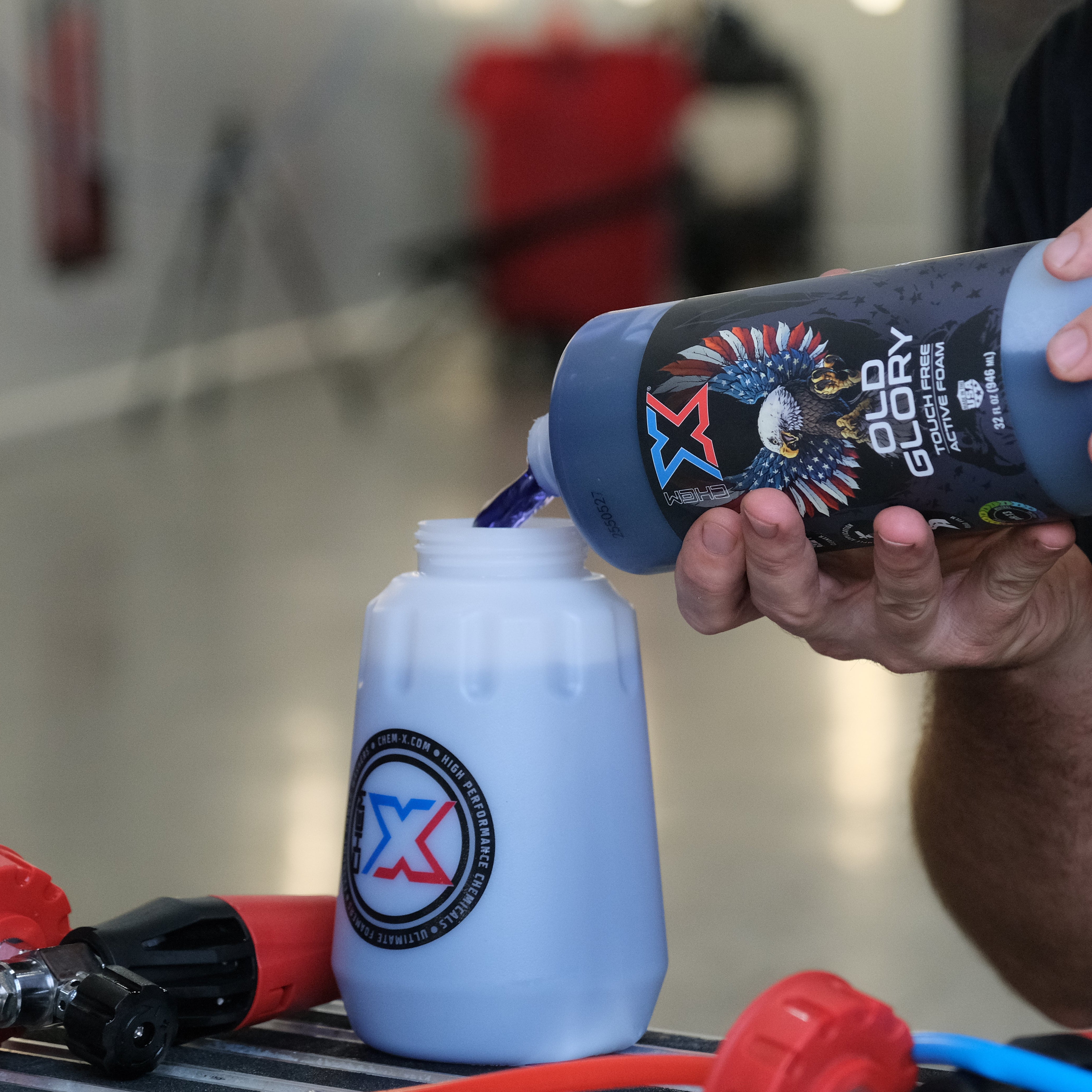 Old Glory: Touch Free Active Foam Vehicle Wash - Chem-X
