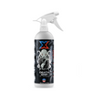 16oz bottle of white tire and trim dressing called Death Grip with a white tolco sprayer head on a white background.