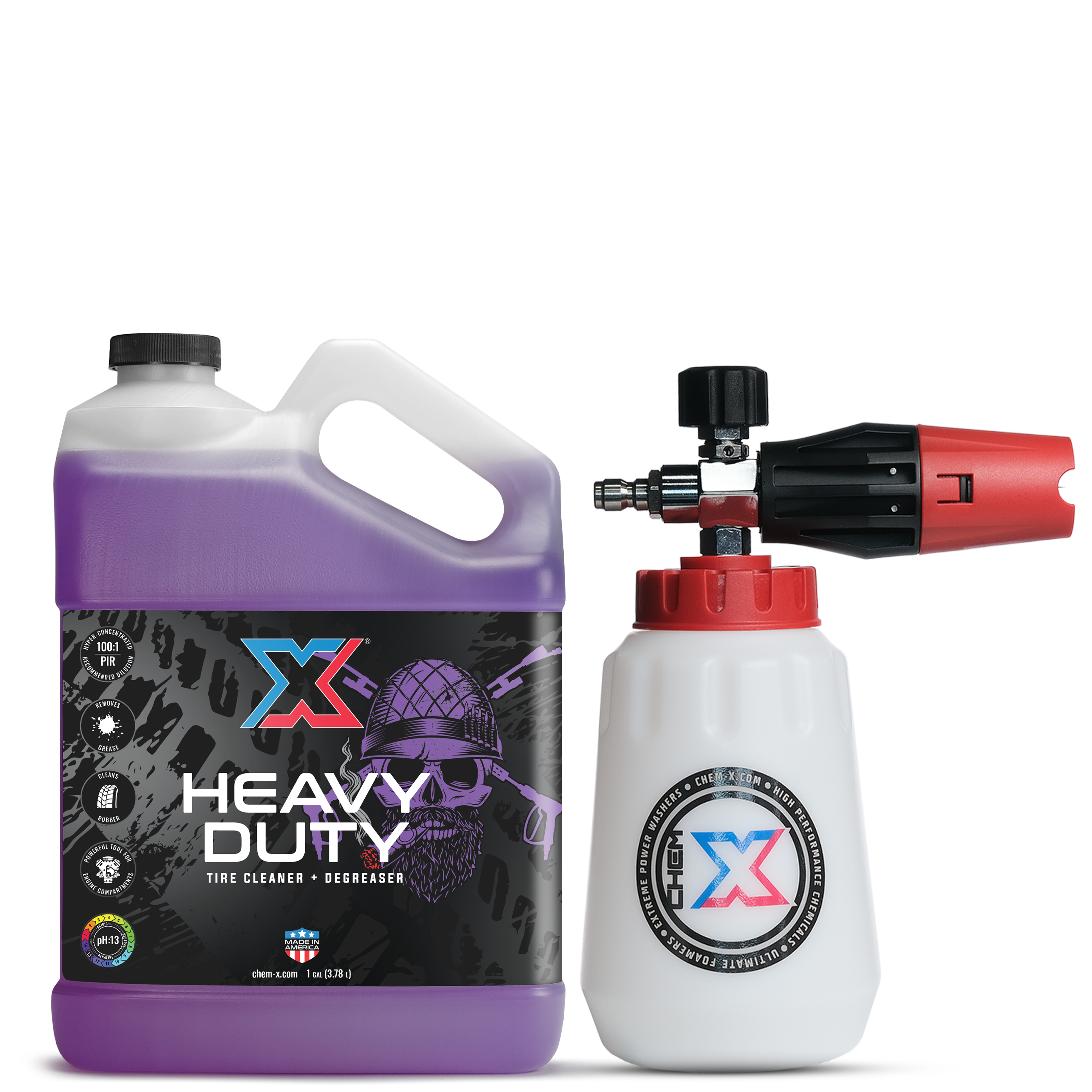 Heavy Duty + Chrome Cannon Kit | Wheel Cleaner & Degreaser | Chem-X