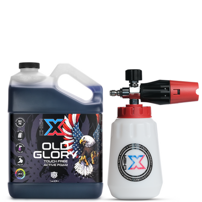 Old Glory: Touch Free Active Foam Vehicle Wash Chrome Cannon Kit - Chem-X