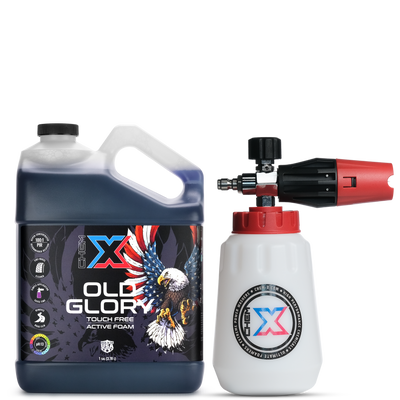 Old Glory: Touch Free Active Foam Vehicle Wash Foam Cannon Kit - Chem-X