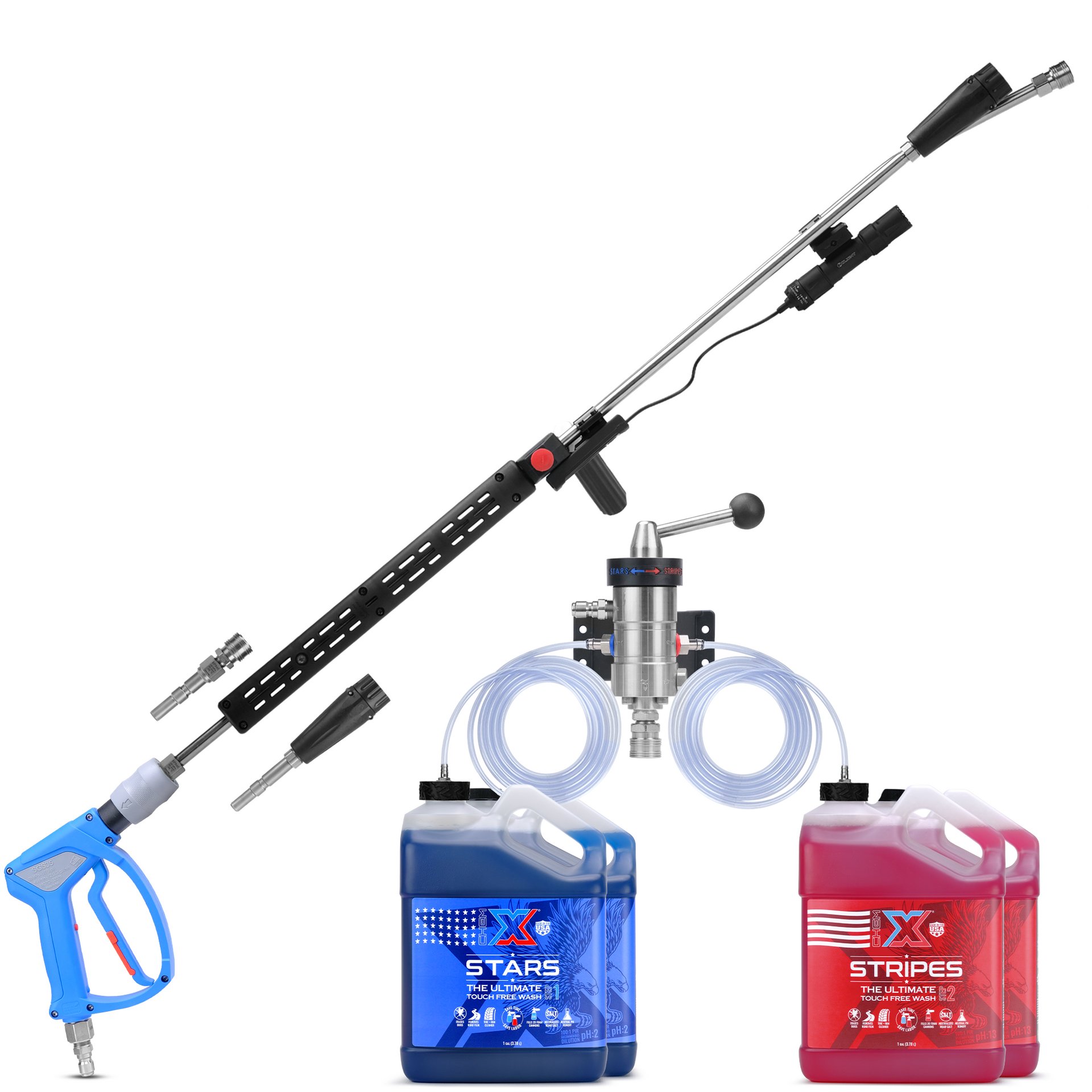 スチーマー Touchless Wash Kit Freedom Foamer – Stars & Stripes – Chem-X