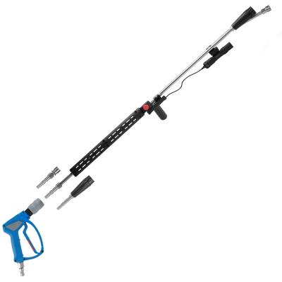 X Factor Complete Wash Bay System: Wall Mounted 220v Electric - Freedom Foamer Touch Free Kit 3.5GPM @3,000PSI - Chem-X