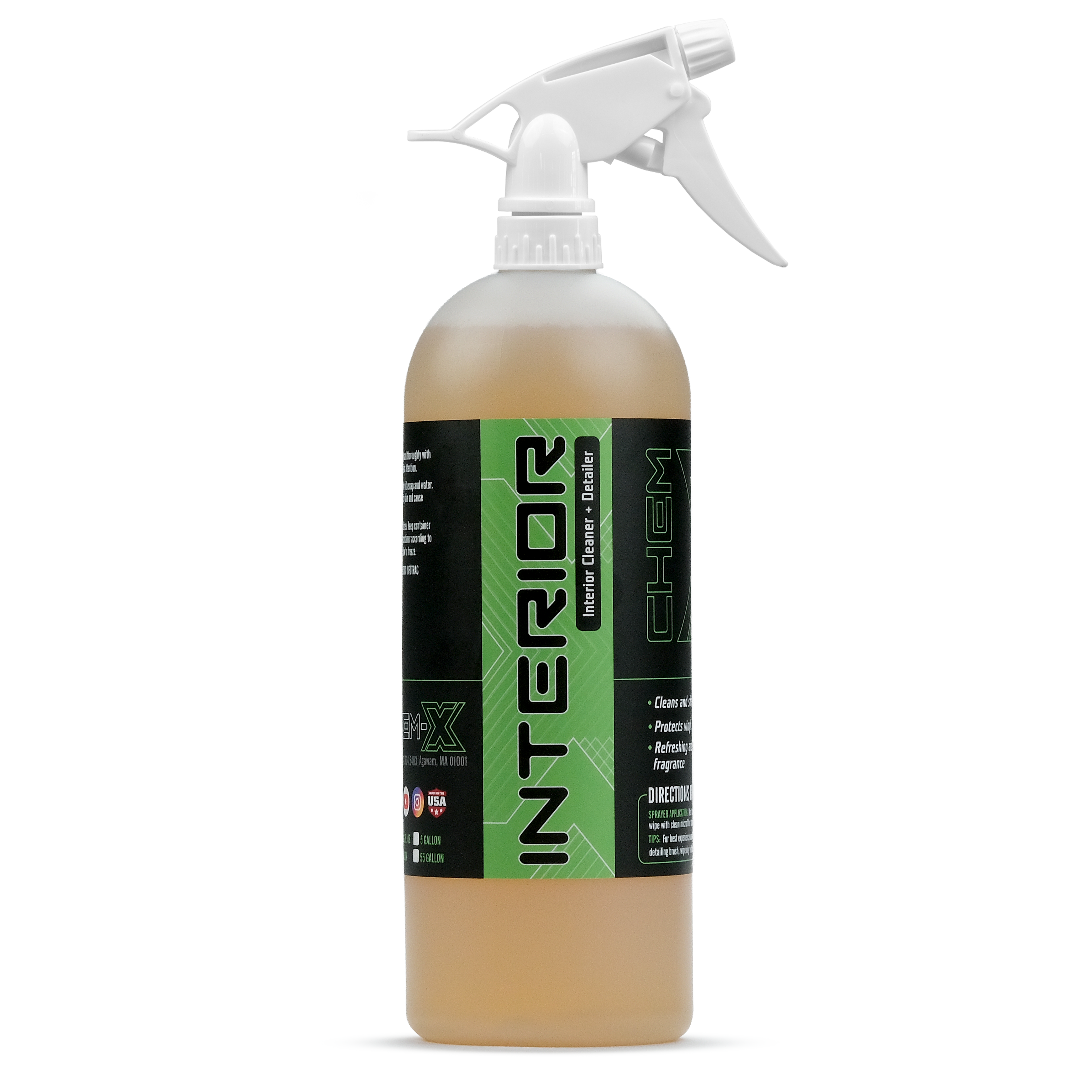 INTERIOR Cleaner + Detailer: Green Tea Scent - Chem-X