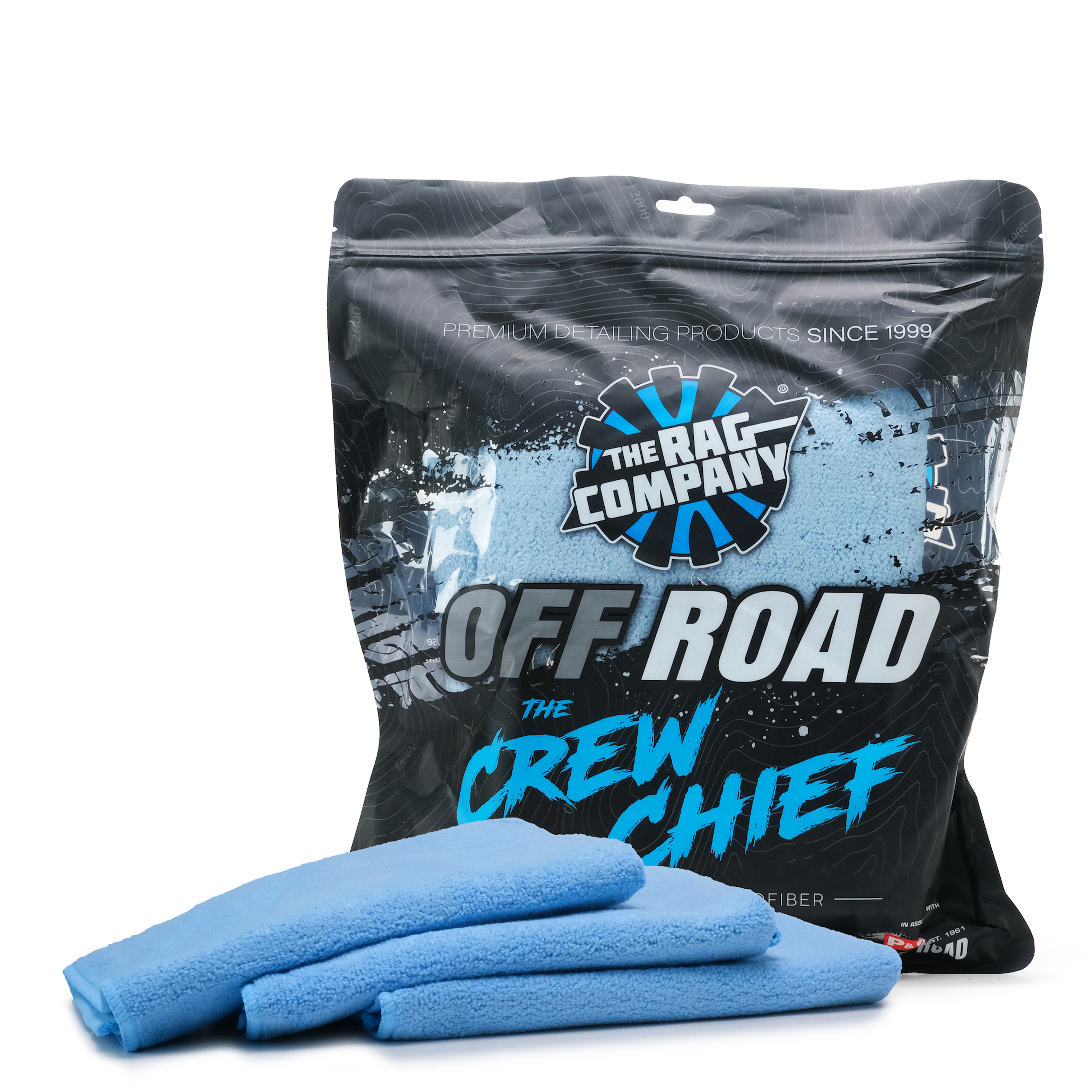 The Rag Company Off Road Crew Chief Buffing Towel 3 Pack (16IN X 27IN.) - Chem-X