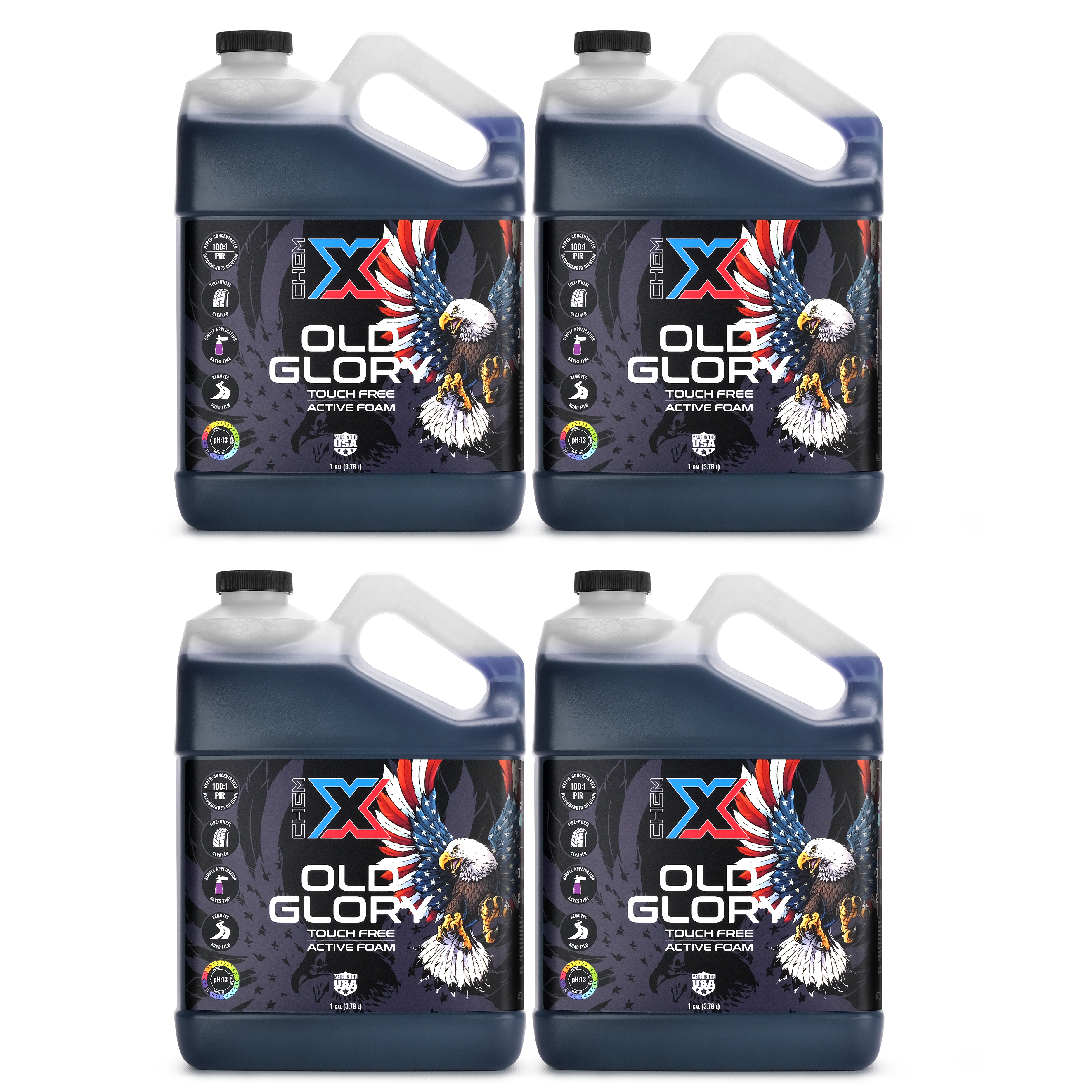 Old Glory: Touch Free Active Foam Vehicle Wash - Chem-X