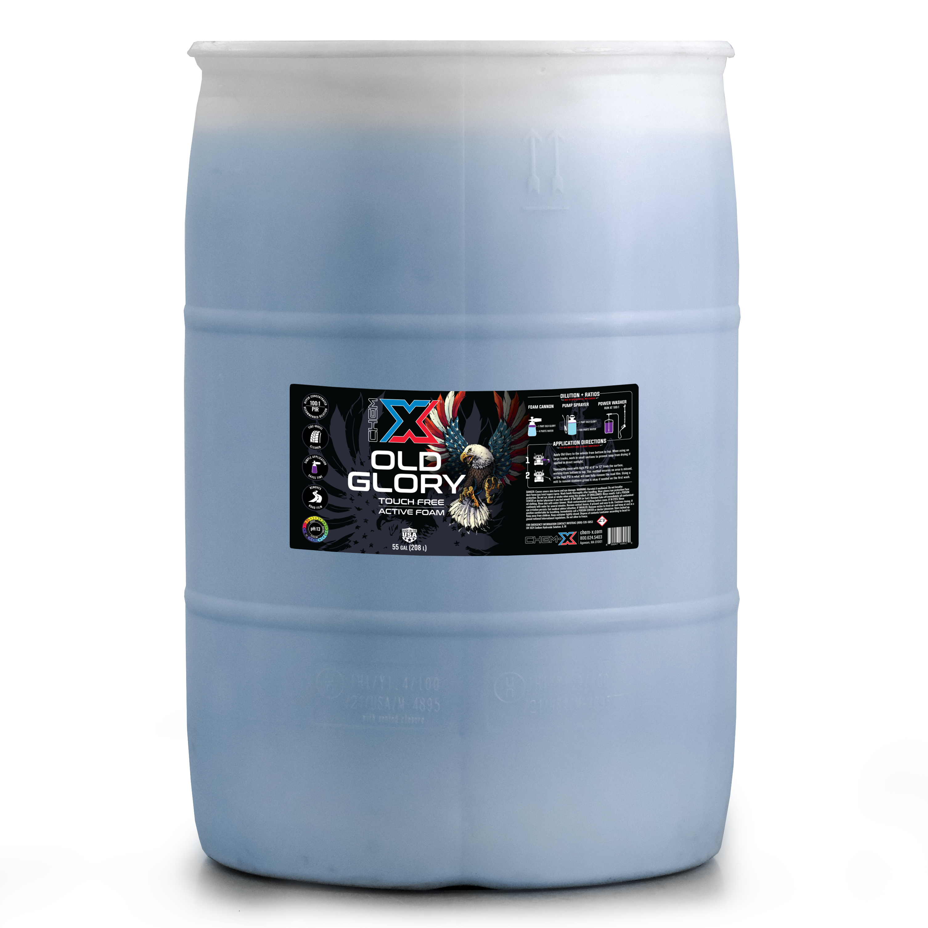 Old Glory: Touch Free Active Foam Vehicle Wash - Chem-X