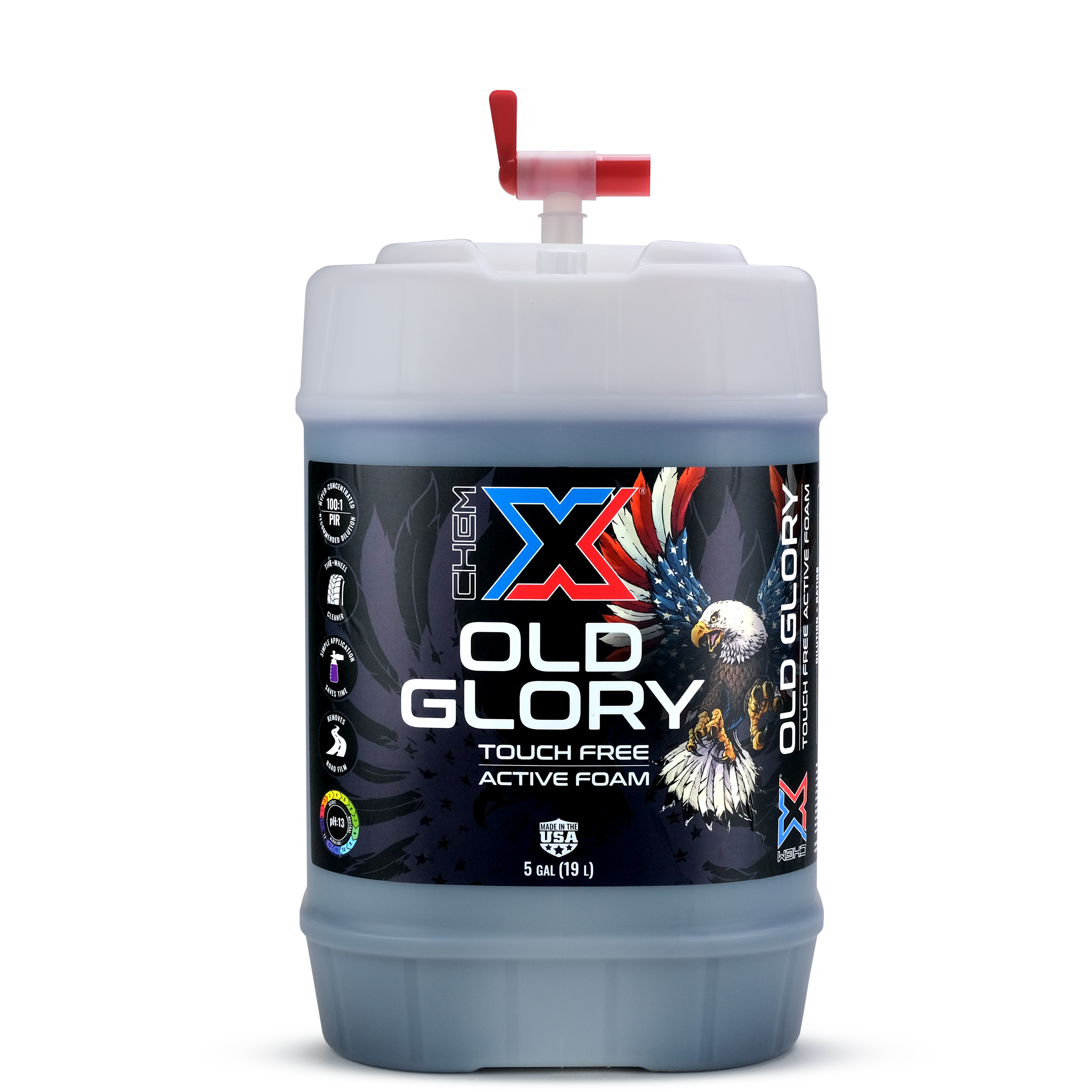 Old Glory: Touch Free Active Foam Vehicle Wash - Chem-X