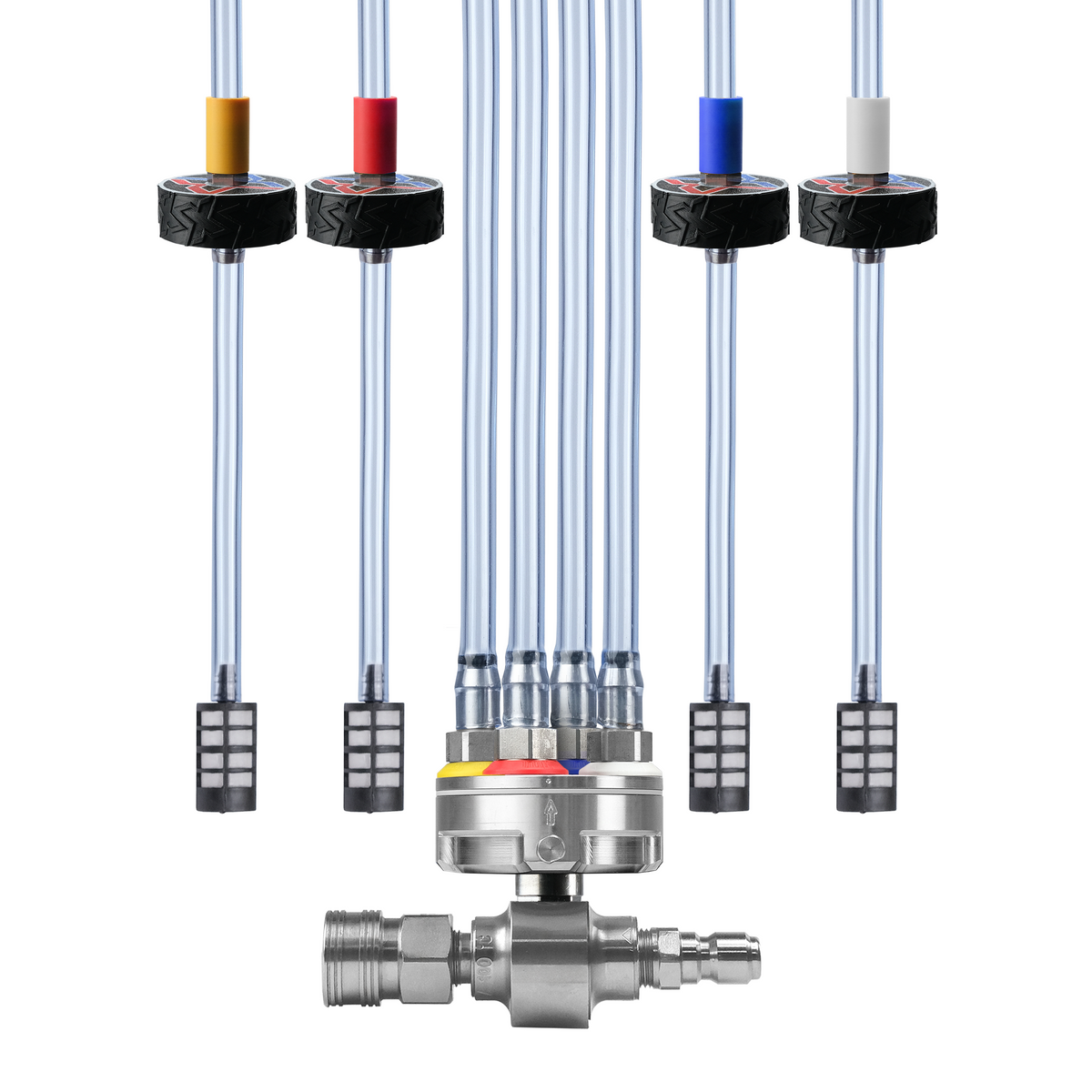 X4 Foam Injector Kit: 4 Soaps + 44" Lance