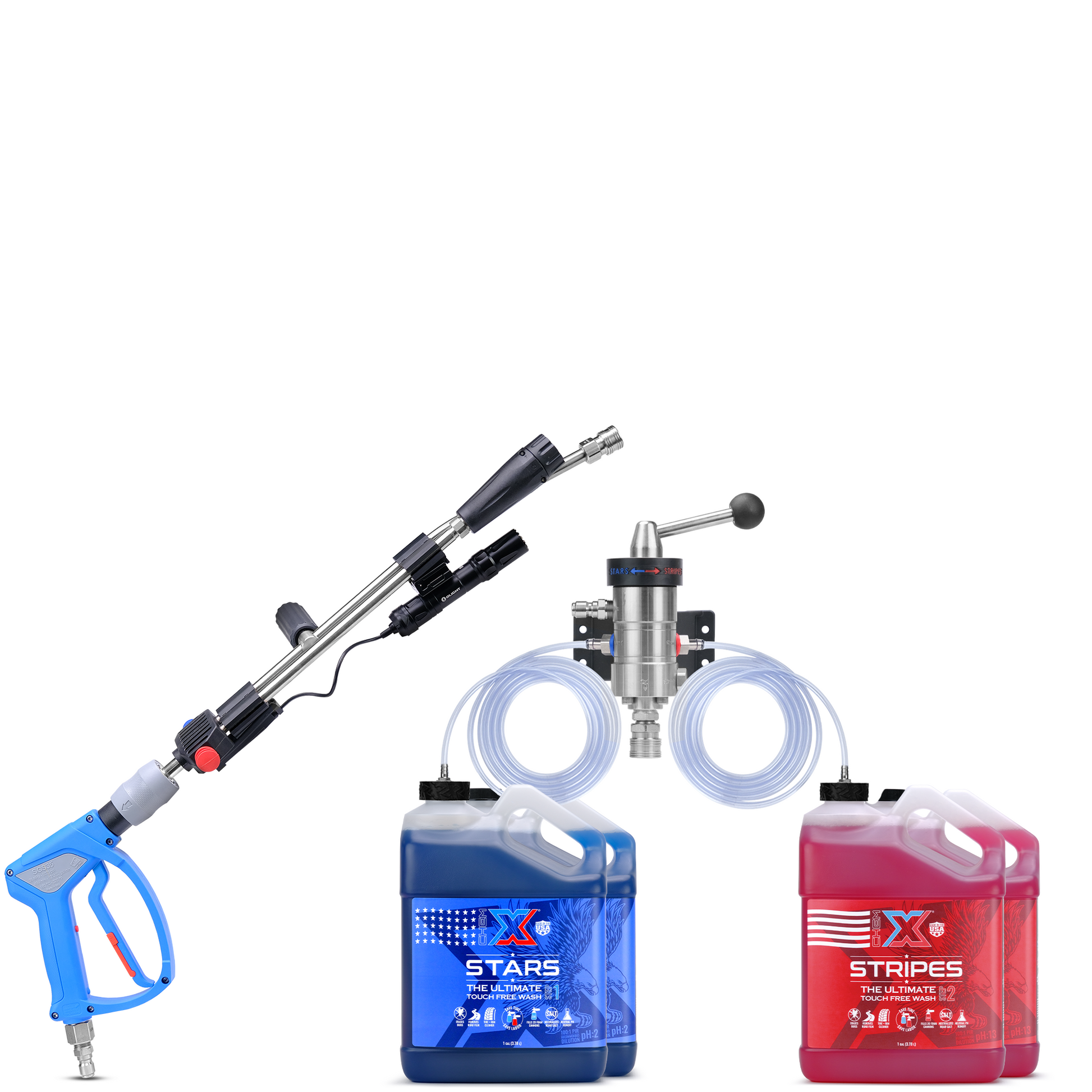 The Freedom Foamer Sawed Off: Mission Ready Ultimate Touch Free Vehicle Wash Kit - Chem-X