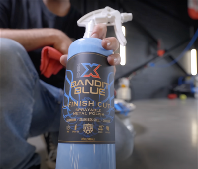 Bandit Blue: Finish Cut Sprayable Metal Polish - Chem-X