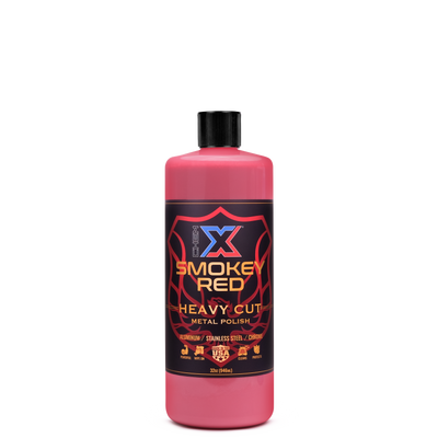 Smokey Red: Heavy Cut Metal Polish - Chem-X