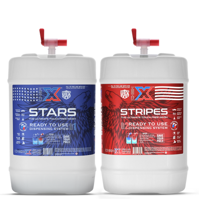 Stars + Stripes Patriot Powder: The Ultimate Touch Free Vehicle Wash - Chem-X