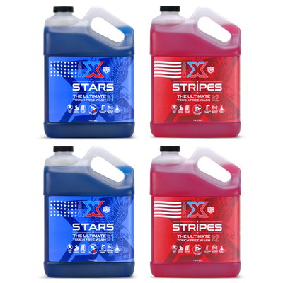 X Factor Complete Wash Bay System: Wall Mounted 220v Electric - Freedom Foamer Touch Free Kit 3.5GPM @3,000PSI - Chem-X