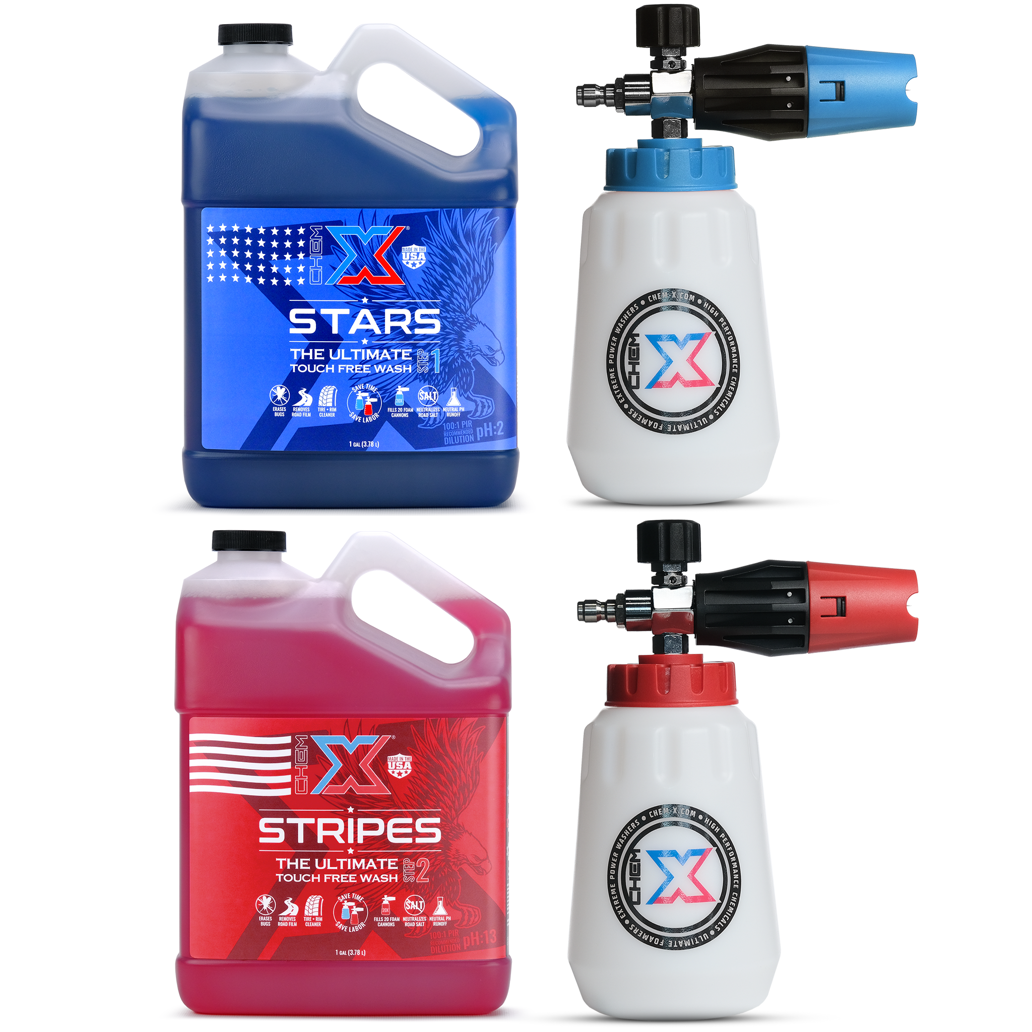 Stars and Stripes: Chrome Cannon Kit - Chem-X