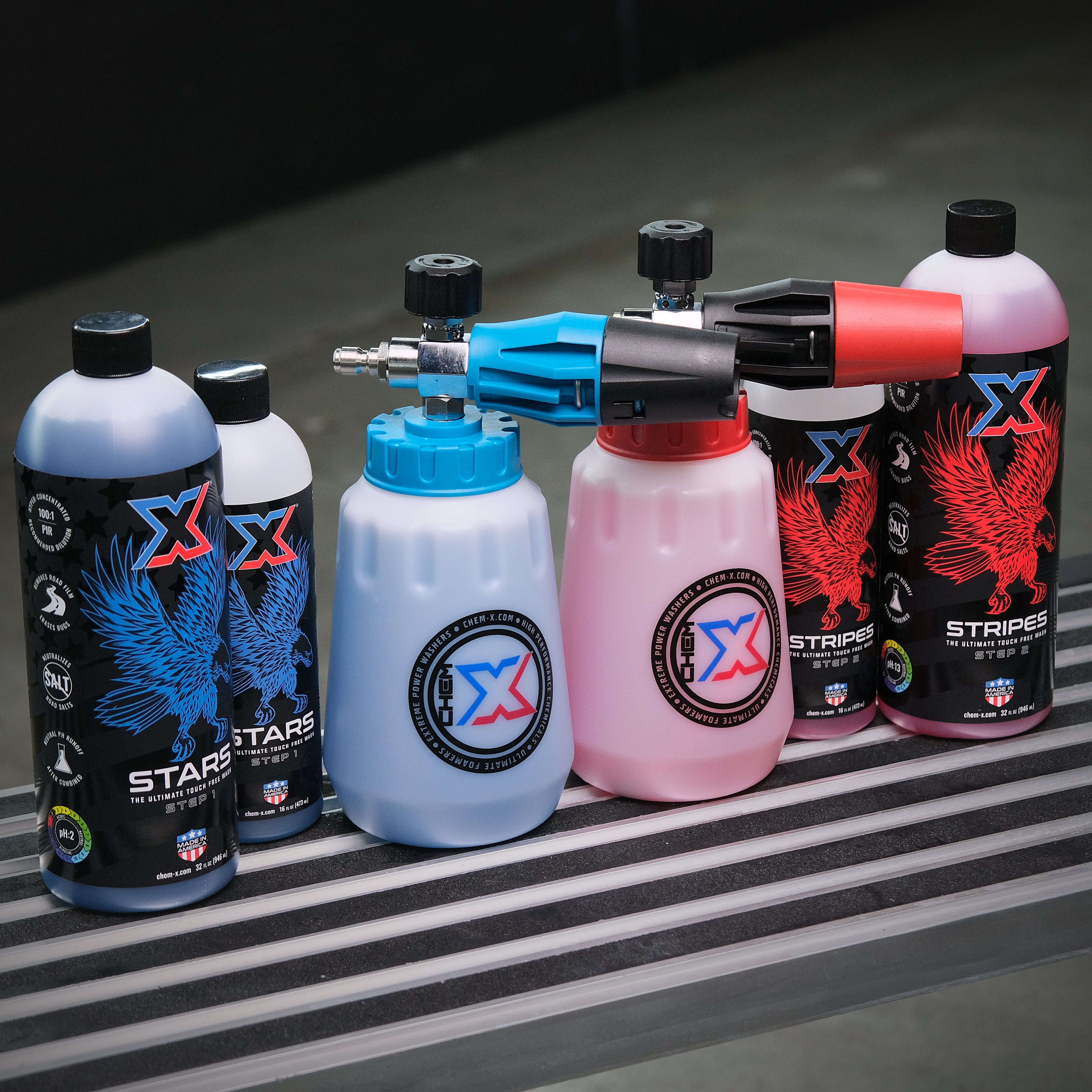 Touchless Wash Foam Cannon Kit – Stars & Stripes – Chem-X