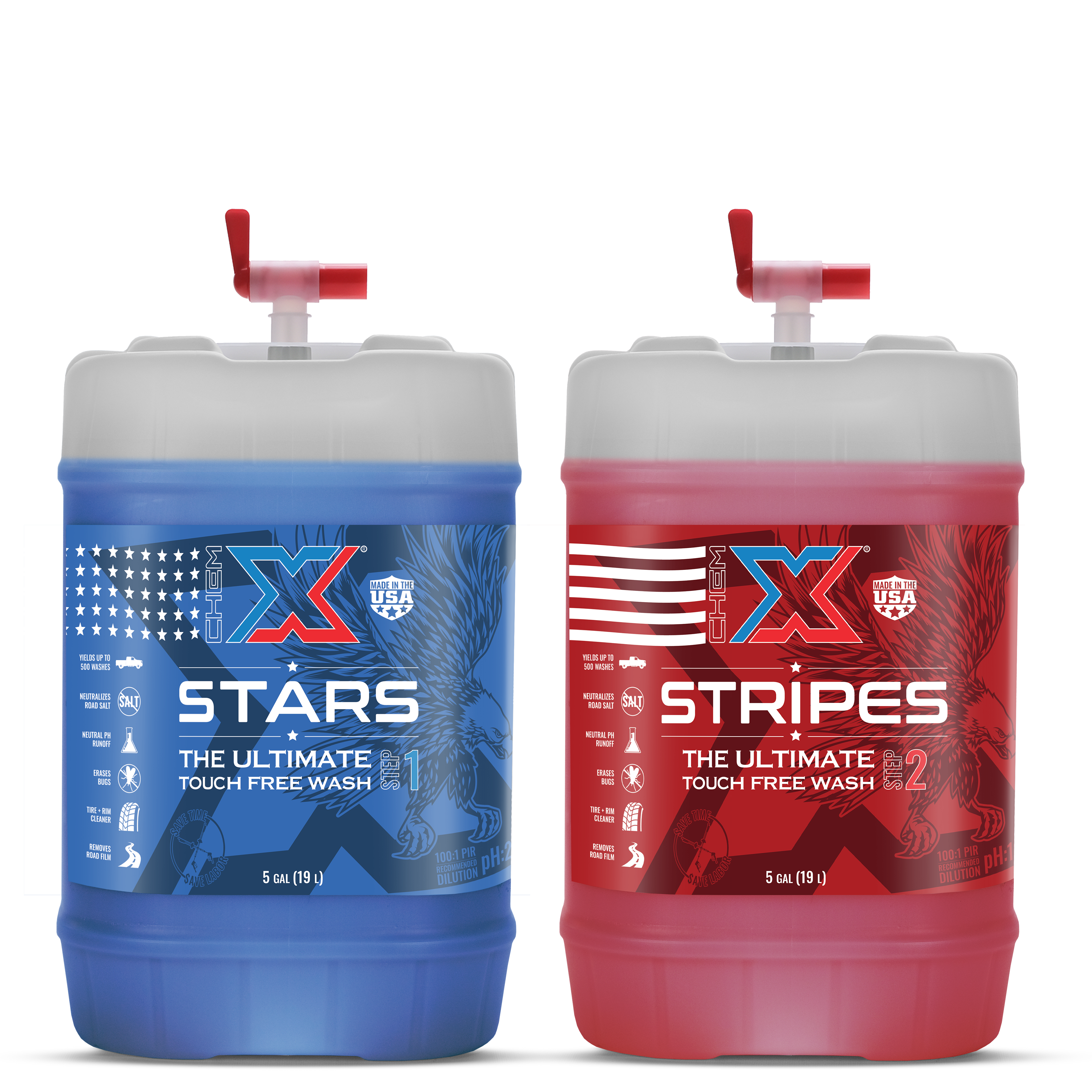 Stars + Stripes: The Ultimate Touch Free Vehicle Wash - Chem-X