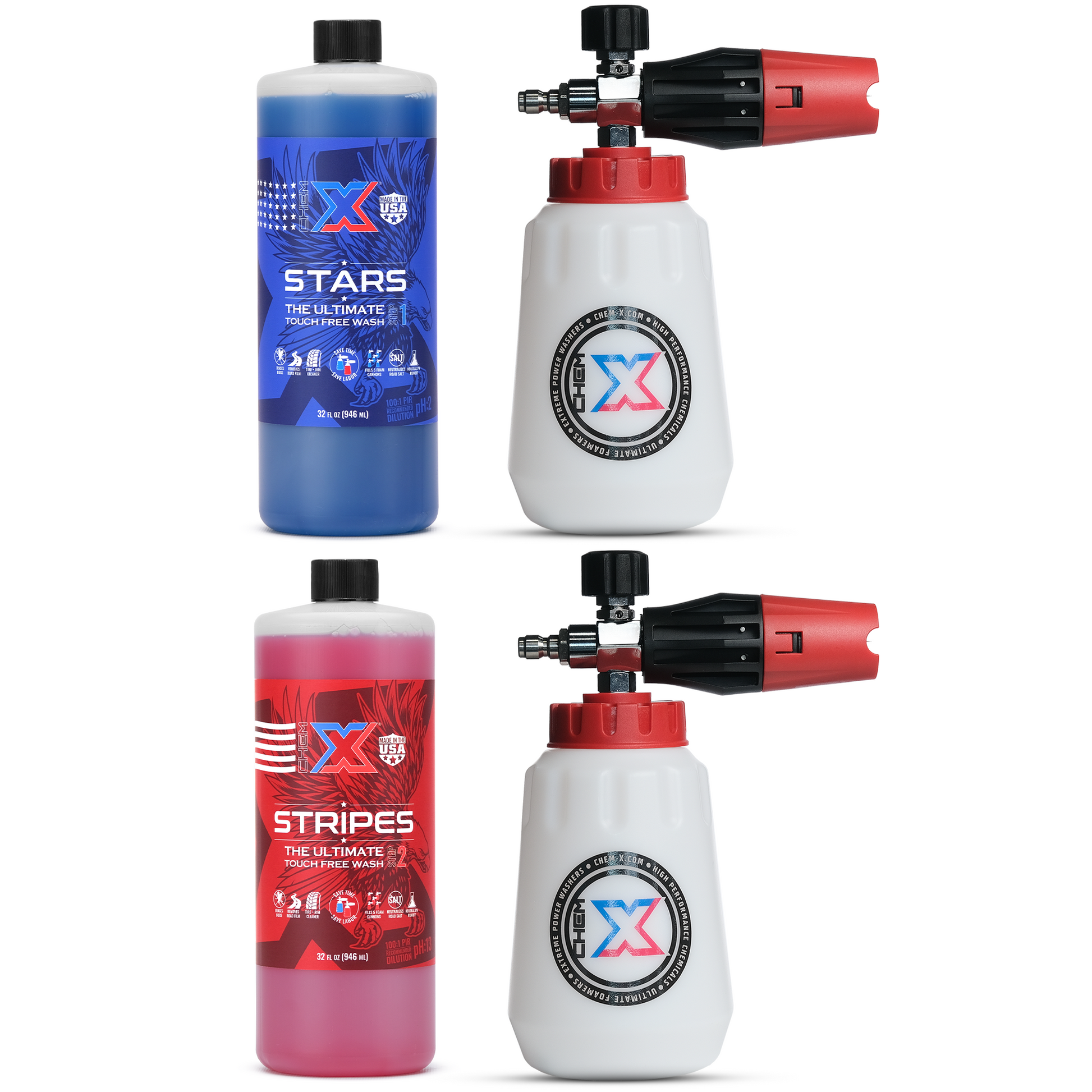 Stars and Stripes: Chrome Cannon Kit - Chem-X