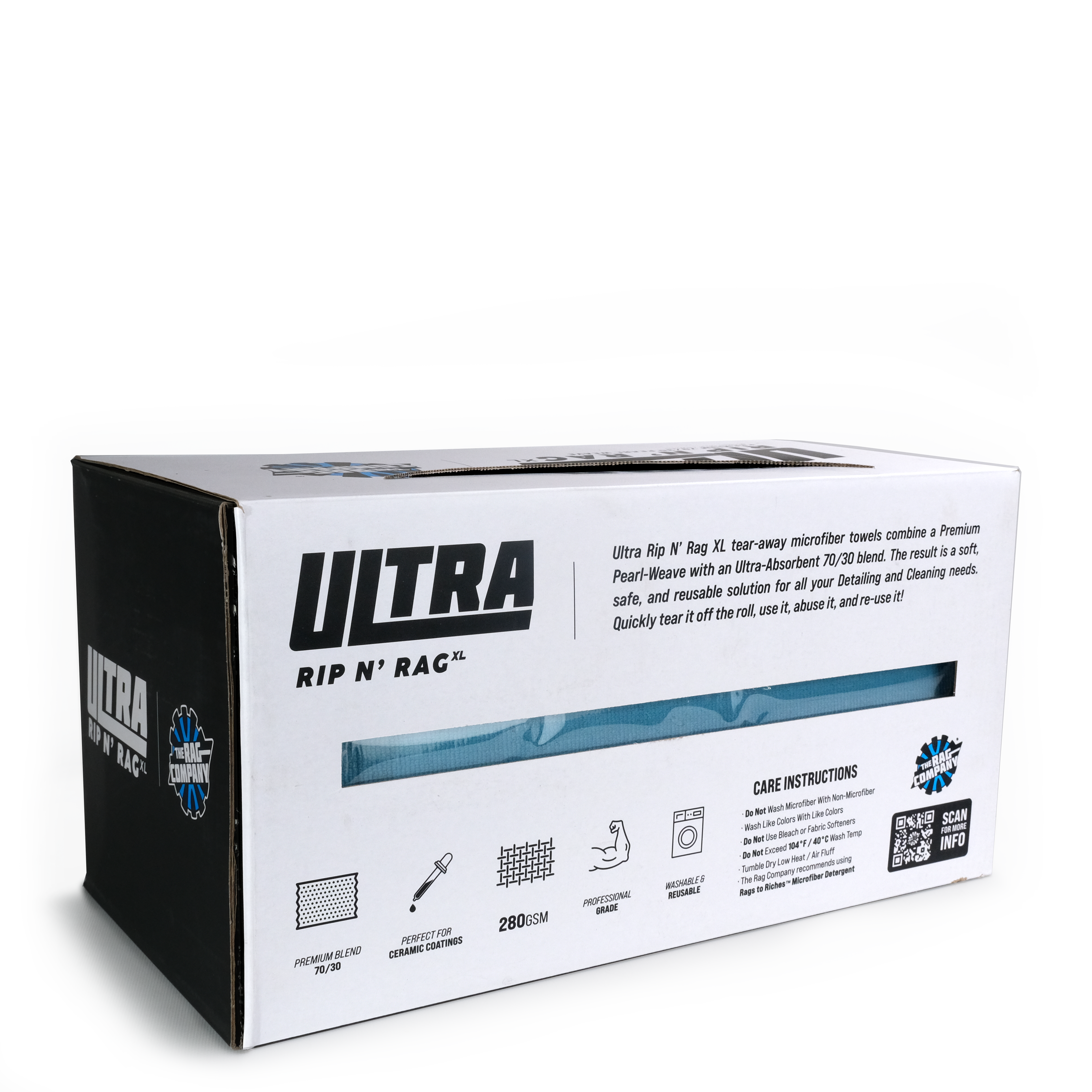 The Rag Company Ultra Rip N' Rag XL Multi Purpose Microfiber Towels - Chem-X