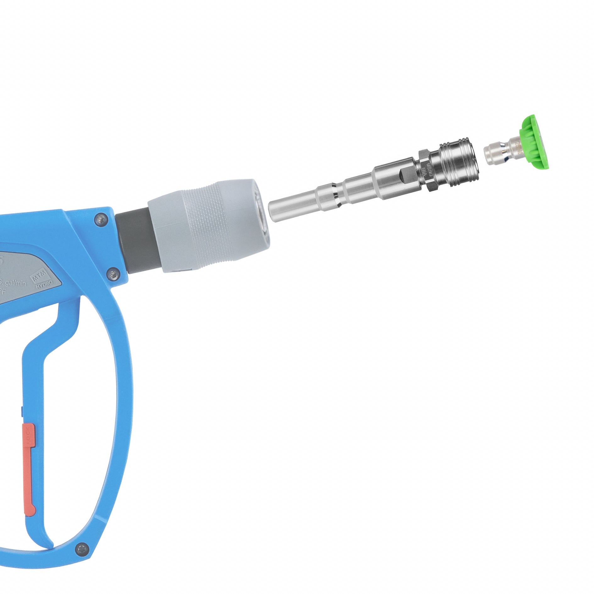 Stainless Steel Kew To 1/4" QC Adaptor - Chem-X