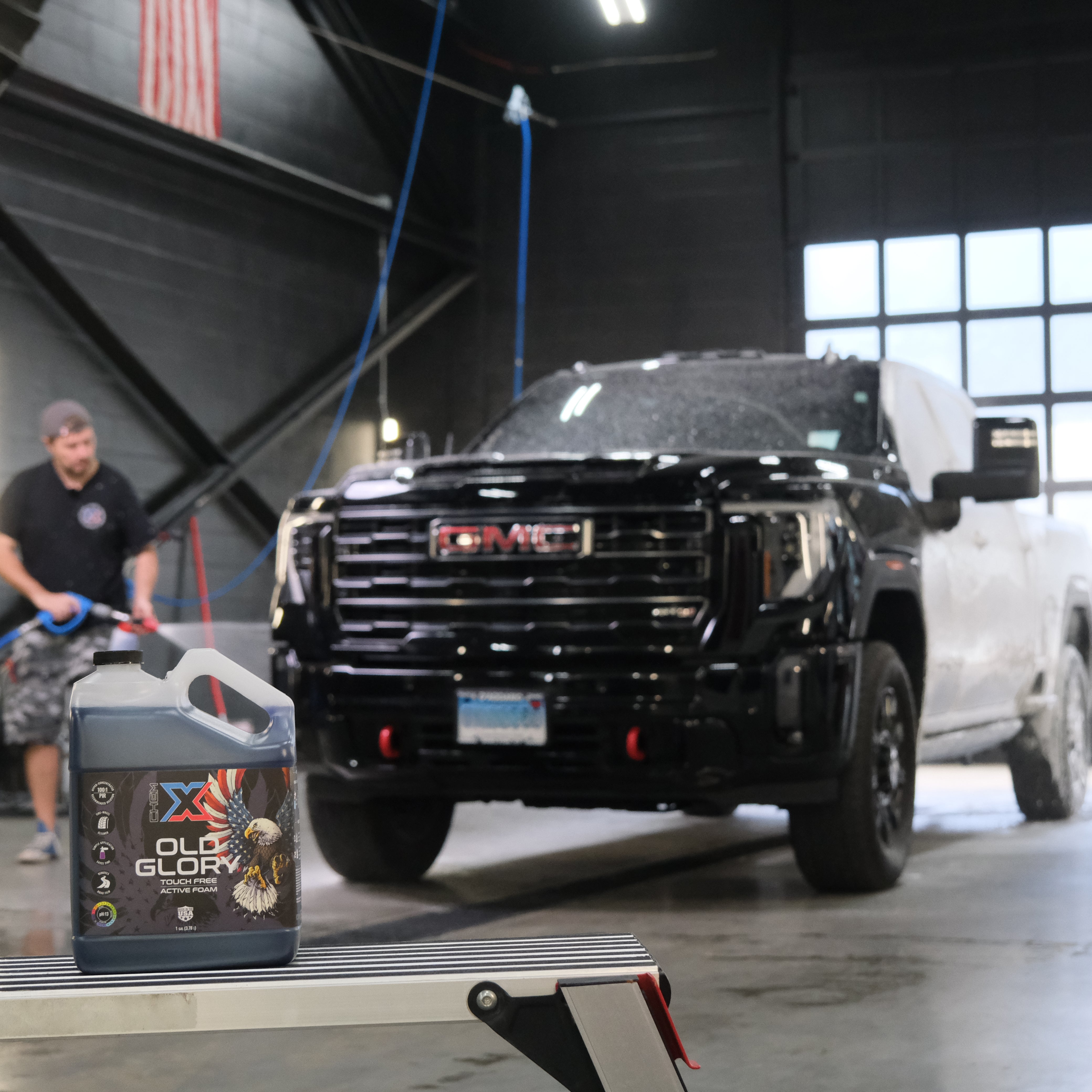 Old Glory: Touch Free Active Foam Vehicle Wash - Chem-X