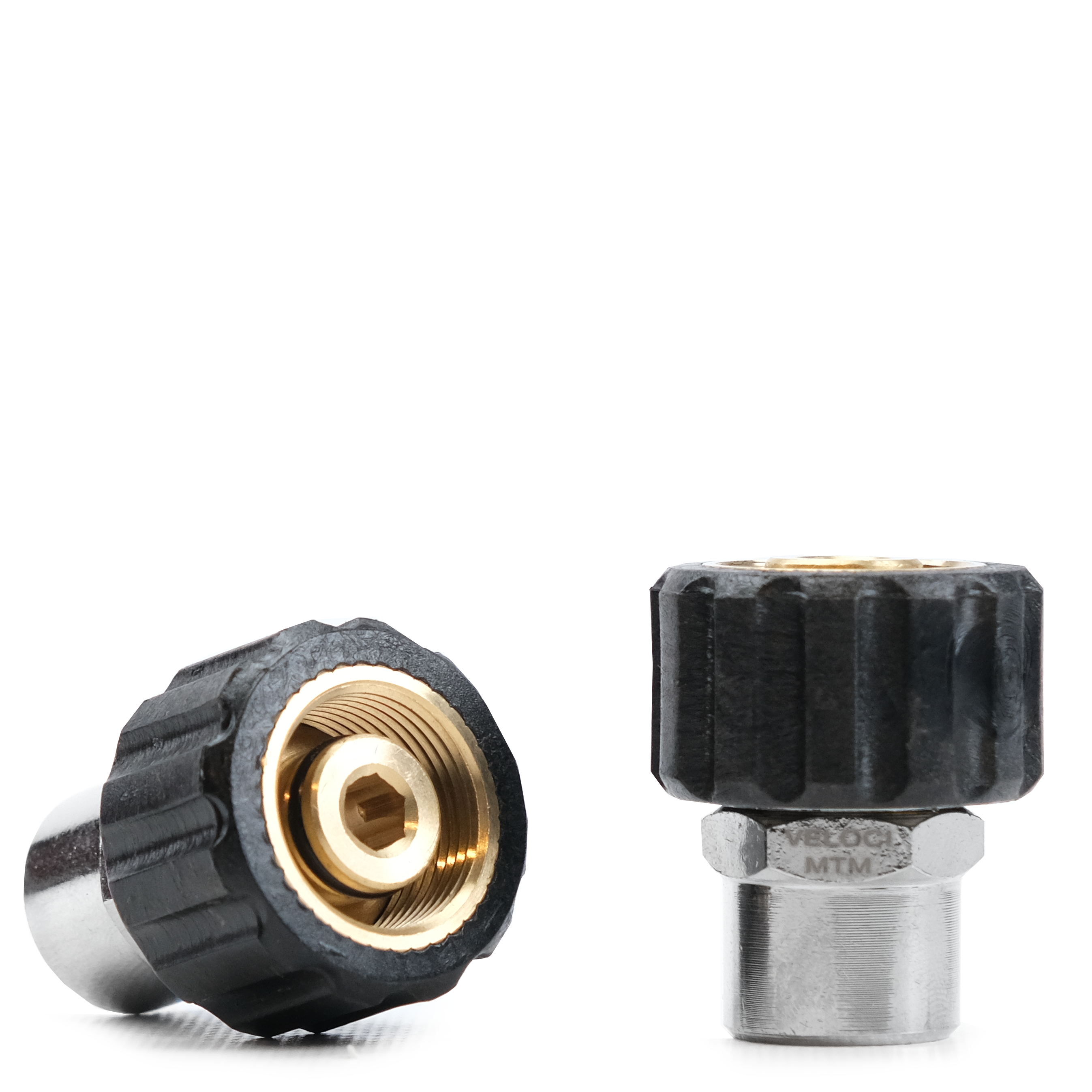 MTM Screw Coupler: M22 x 3/8" Female NPT - Non Swivel - Chem-X