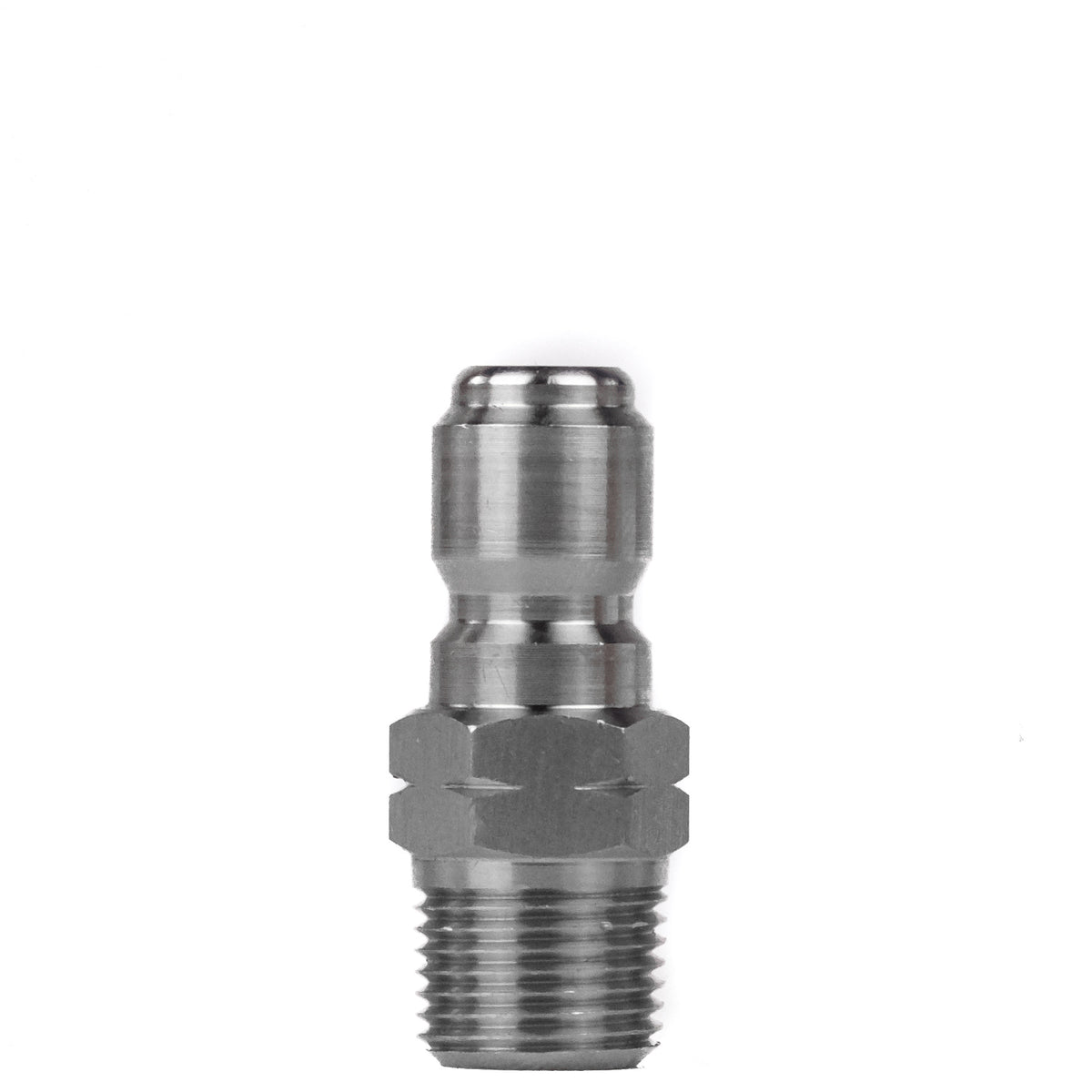 3/8&quot; Male Thread QC Plug - Stainless - Chem-X