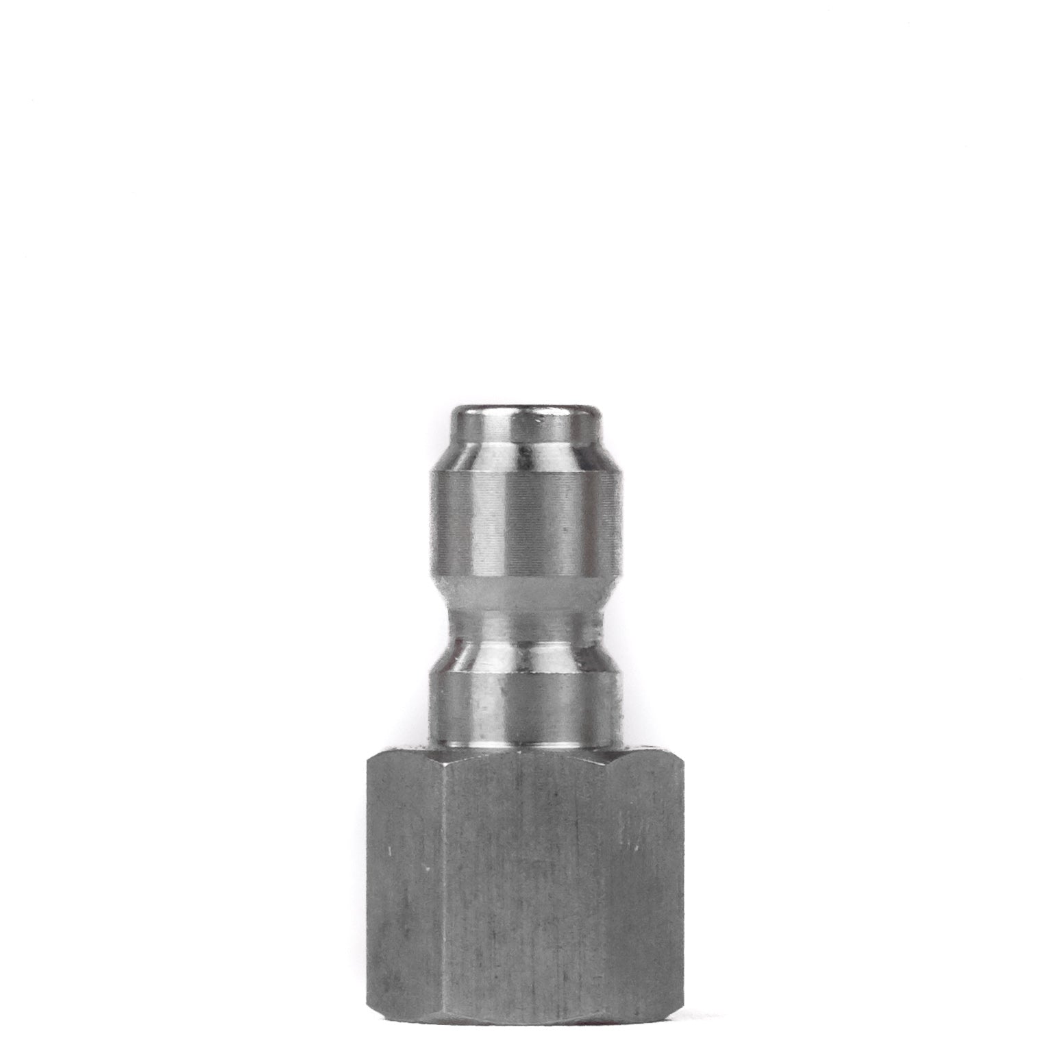 1/4" Female Thread QC Plug - Stainless - Chem-X