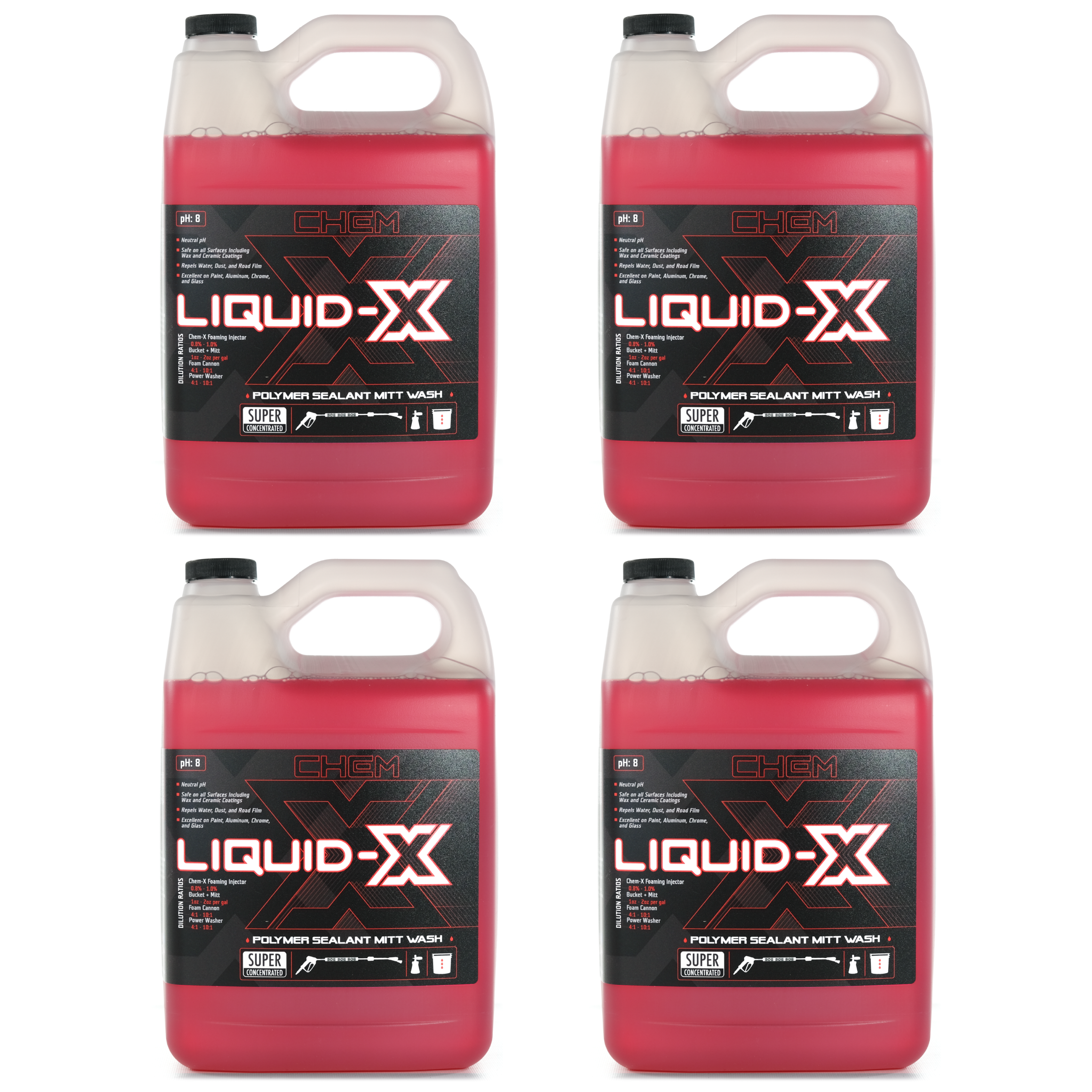 Liquid X Dual Bucket Wash System with Dollies - LiquidX Car Care