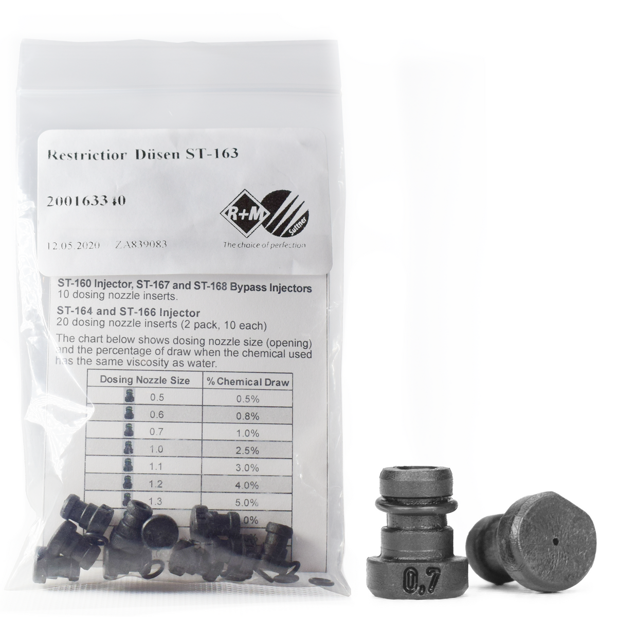 Suttner ST-164 &amp; ST-160 Dosing Nozzles: 10 Pack - Chem-X